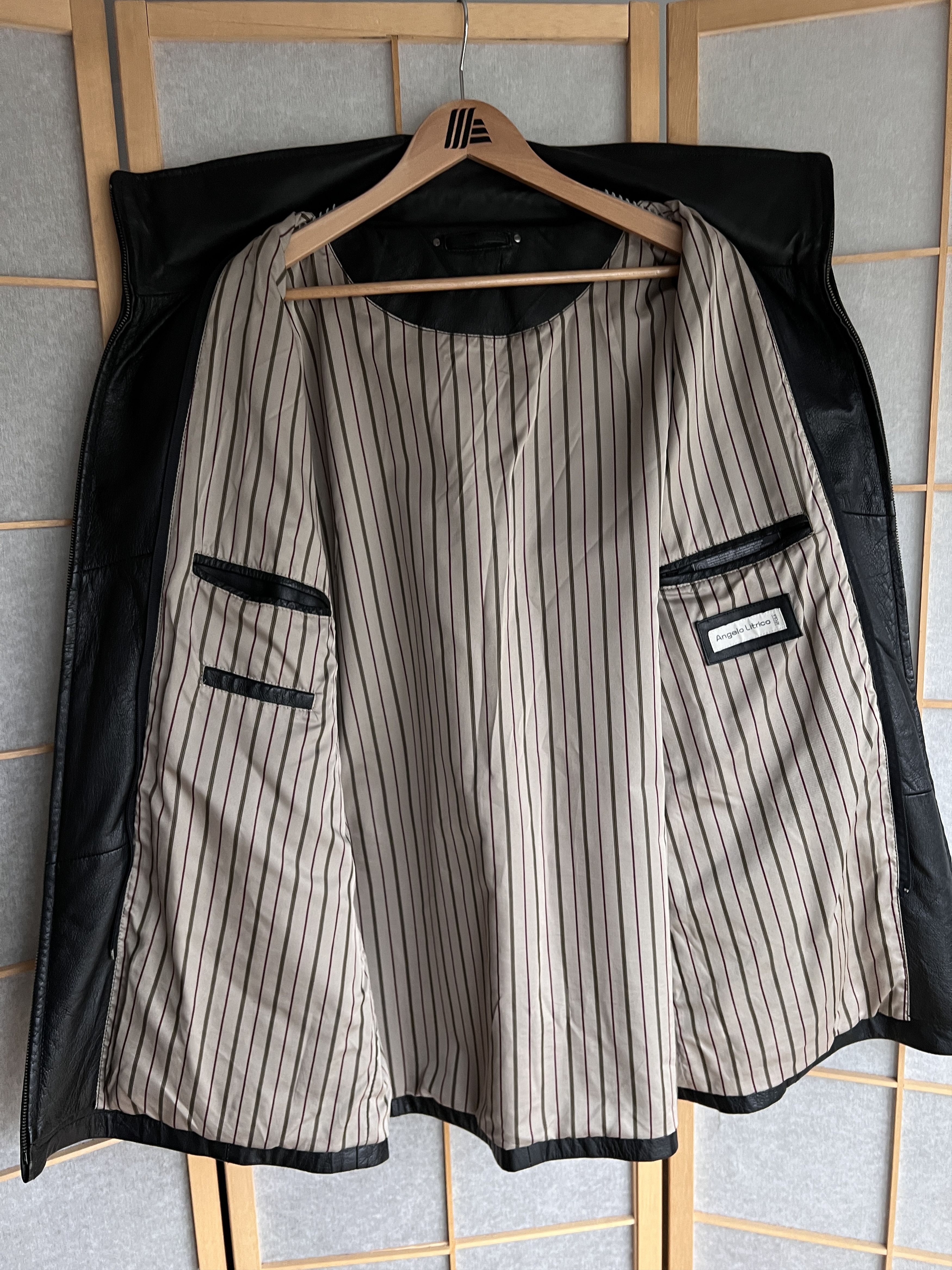 If Six Was Nine 14th Addiction Yohji Yamamoto style leather jacket LGB Boxy Size US XXL / EU 58 / 5 - 9 Thumbnail