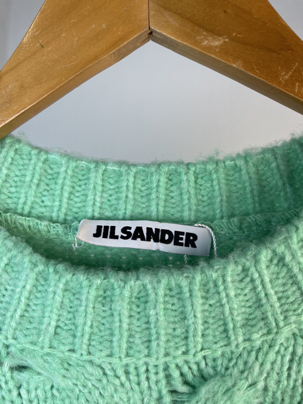 Jil Sander × Raf Simons 2009 JIL SANDER CABLE KNIT SWEATER Size US M / EU 48-50 / 2 - 12 Thumbnail