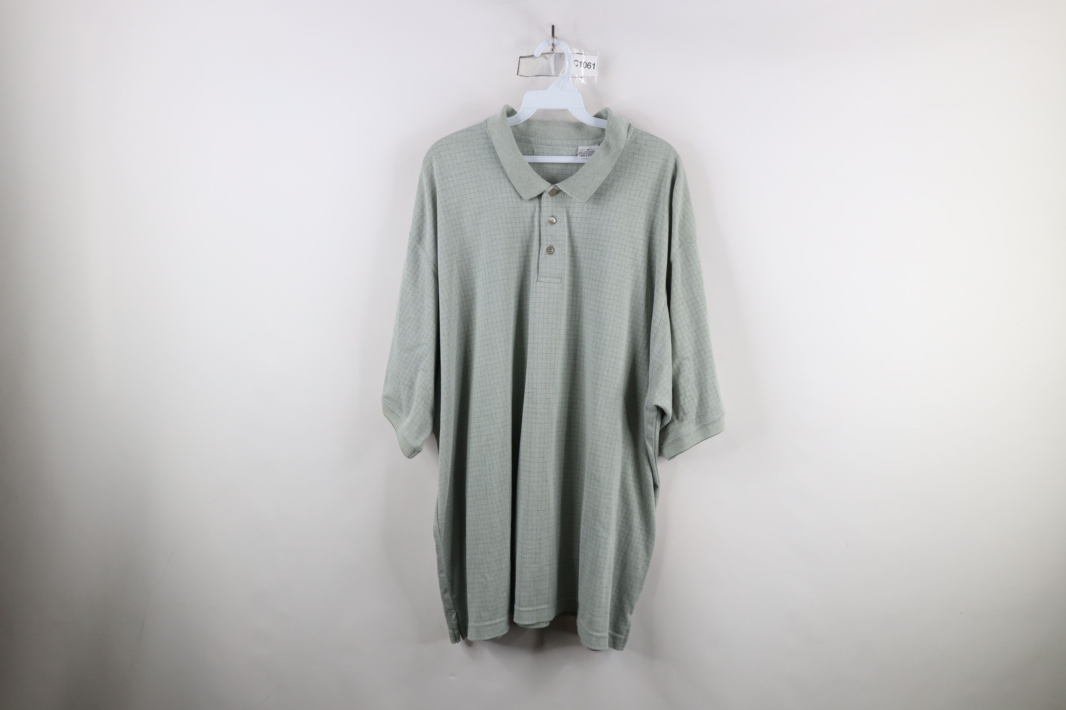 Vintage Vintage 90s Streetwear Knit Short Sleeve Polo Shirt Size US XXL / EU 58 / 5 - 1 Thumbnail