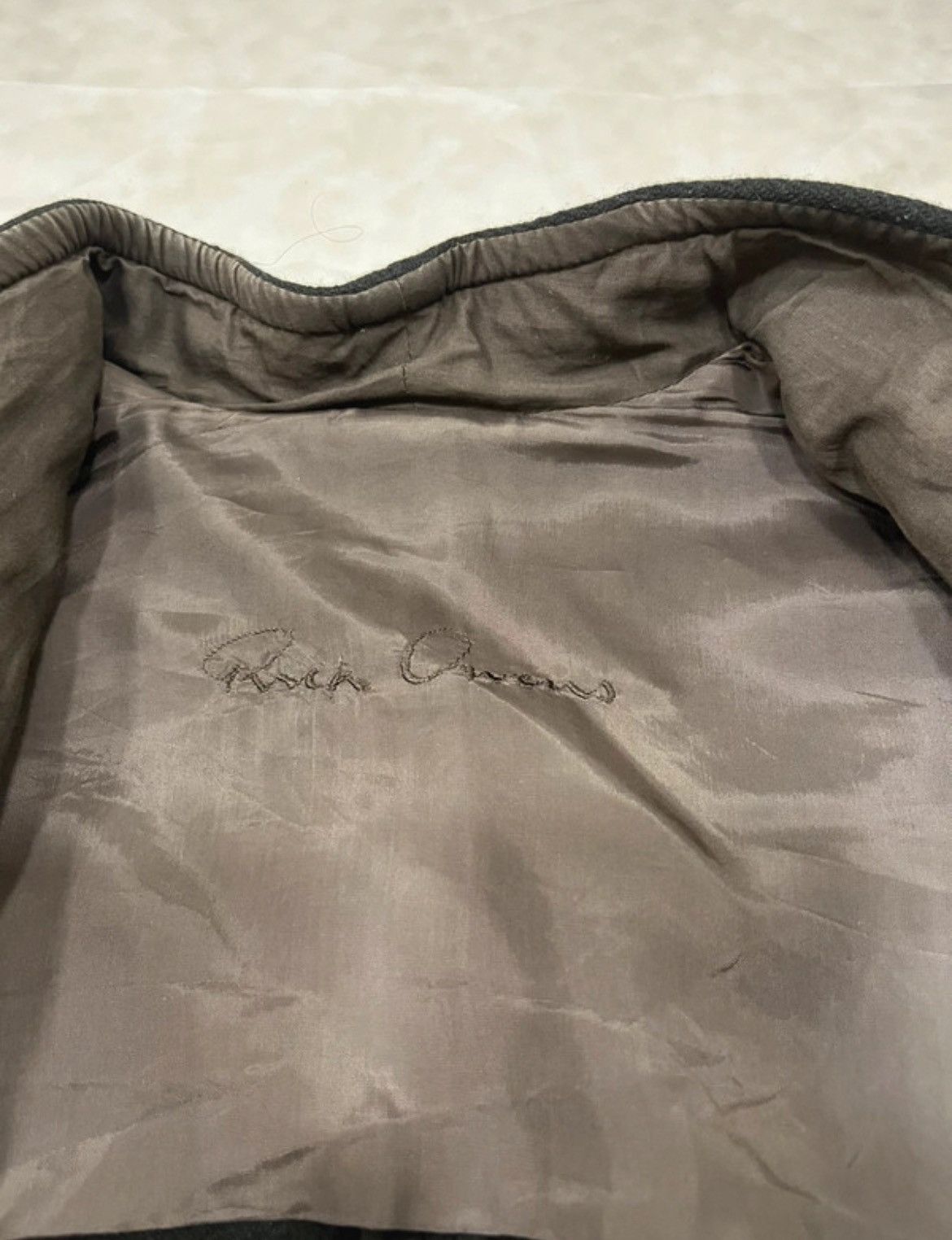 Rick Owens Rick Owens Avant Garde Wool & Leather Sleeve Jacket Size M / US 6-8 / IT 42-44 - 15 Thumbnail