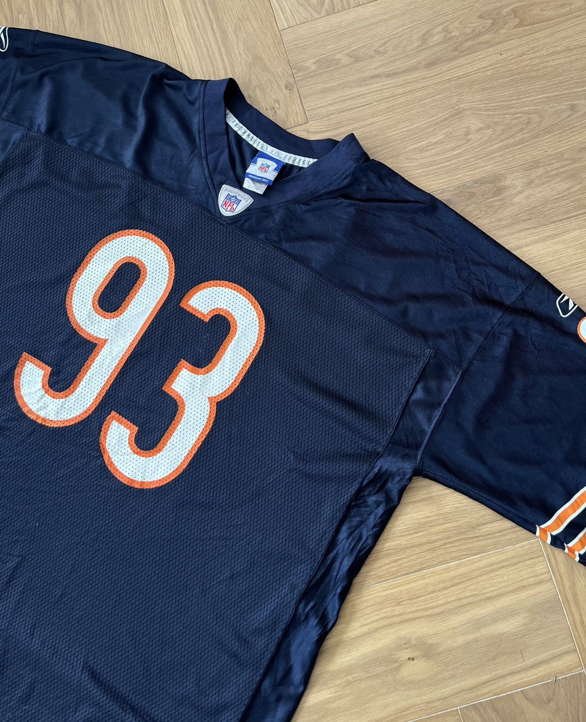 Reebok Vintage Adewale Ogunleye Chicago Bears 93 Reebok Home Jersey Size US XXL / EU 58 / 5 - 3 Thumbnail