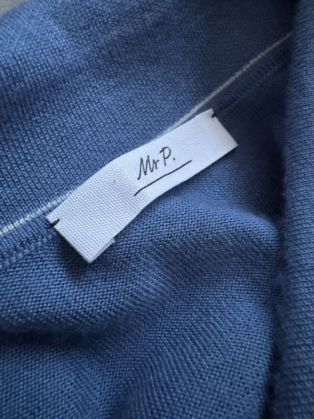 Mr P. MR P. knit polo tshirt SEE ALL PHOTOS FOR REAL TAPE MEASURES Size US XL / EU 56 / 4 - 24 Thumbnail