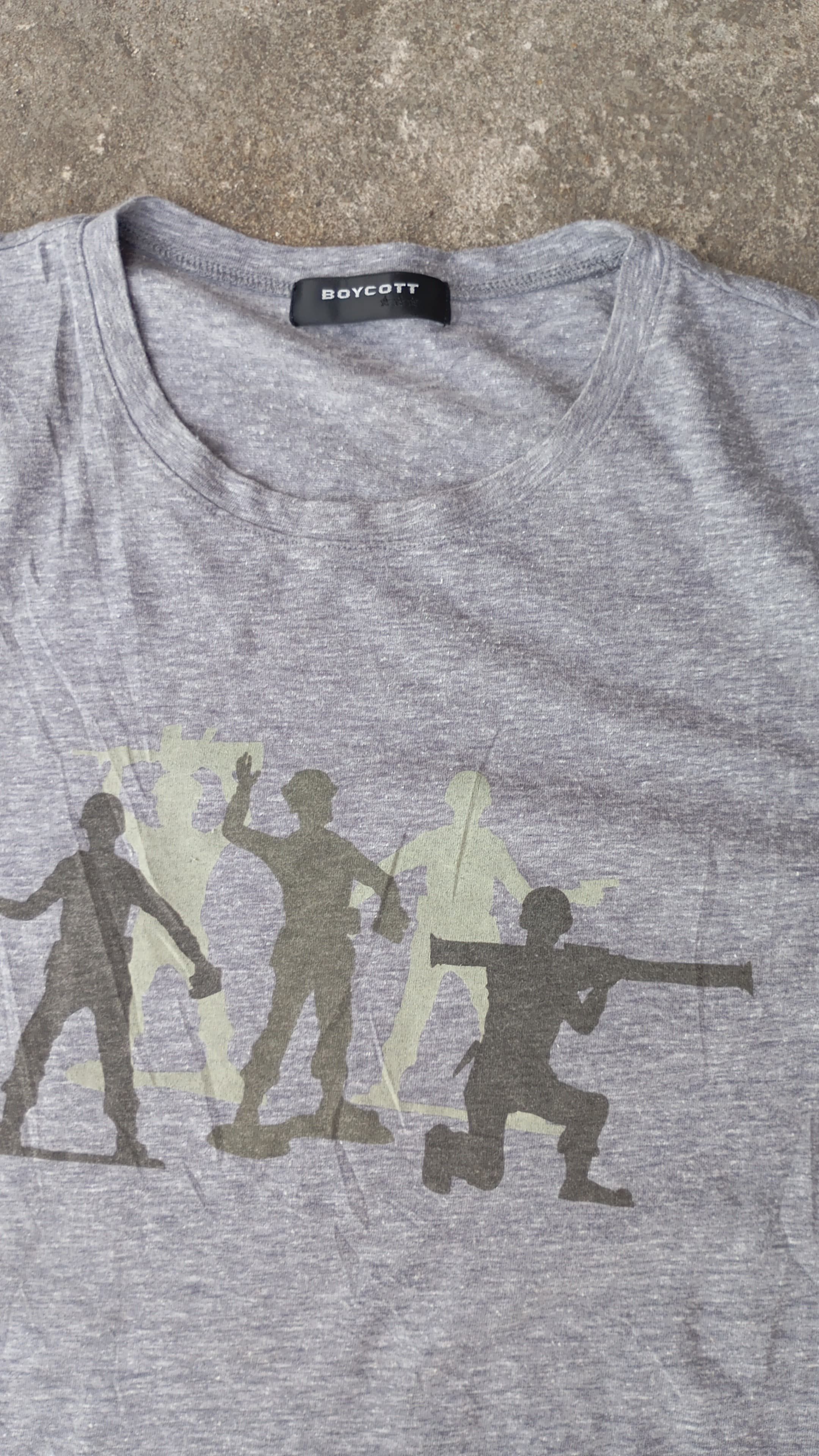 Boycott Army toy boycott t-shirt Size US M / EU 48-50 / 2 - 6 Thumbnail