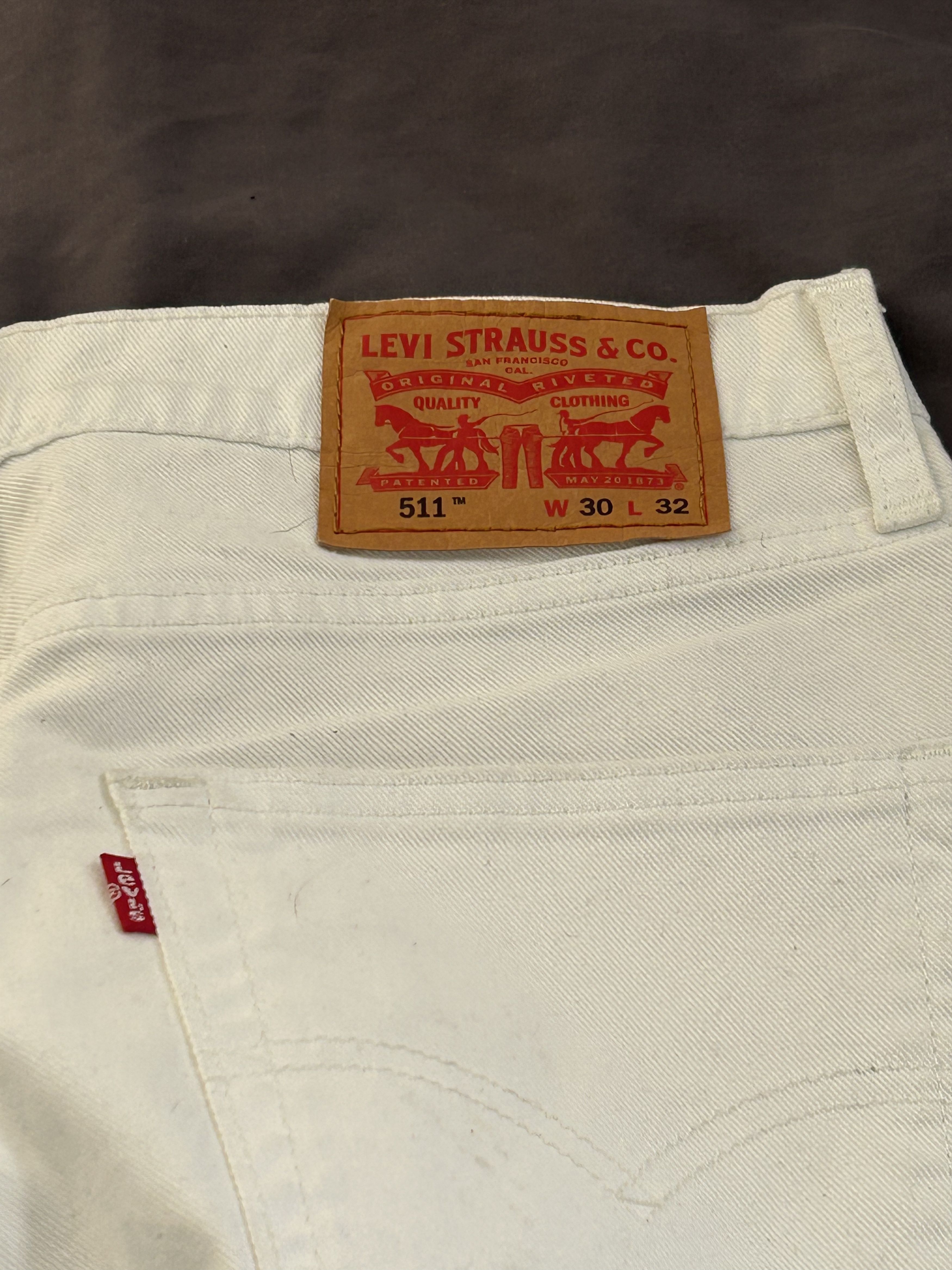 BV By Bodega Vengeance - Peace Over Chaos "White Out" Jeans Size US 30 / EU 46 - 8 Thumbnail