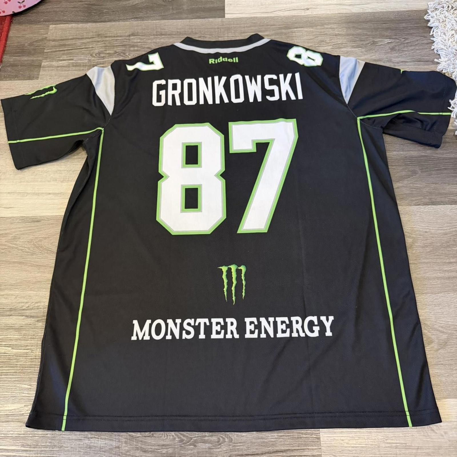 Riddell monster energy drink Rob Gronkowski football jersey Size US XXL / EU 58 / 5 - 6 Thumbnail