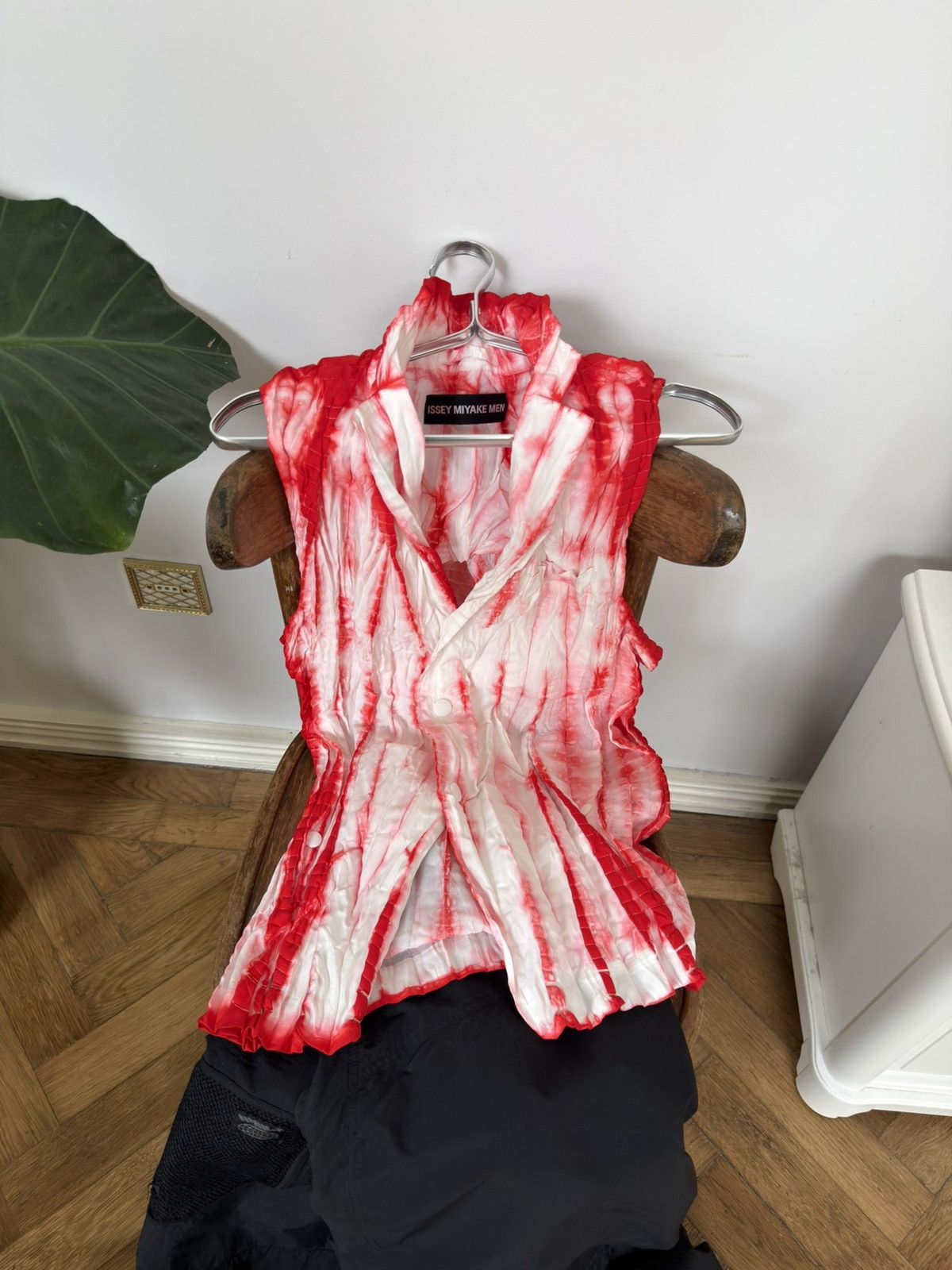 Issey miyake man archive blood vest