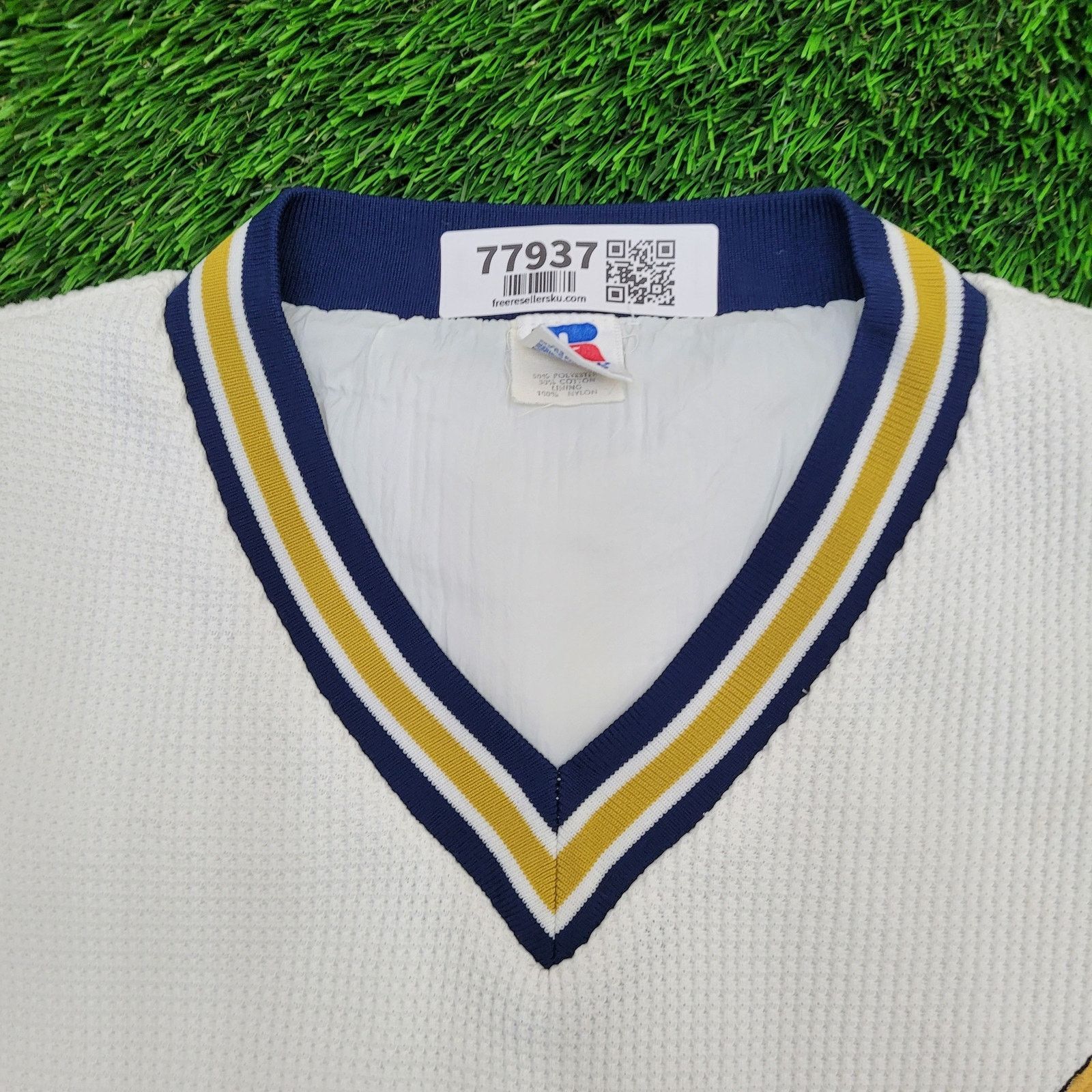 Russell Athletic Vintage 80s Russell Athletic Sweatshirt Women L 22x26 Waffle Size L / US 10 / IT 46 - 11 Thumbnail