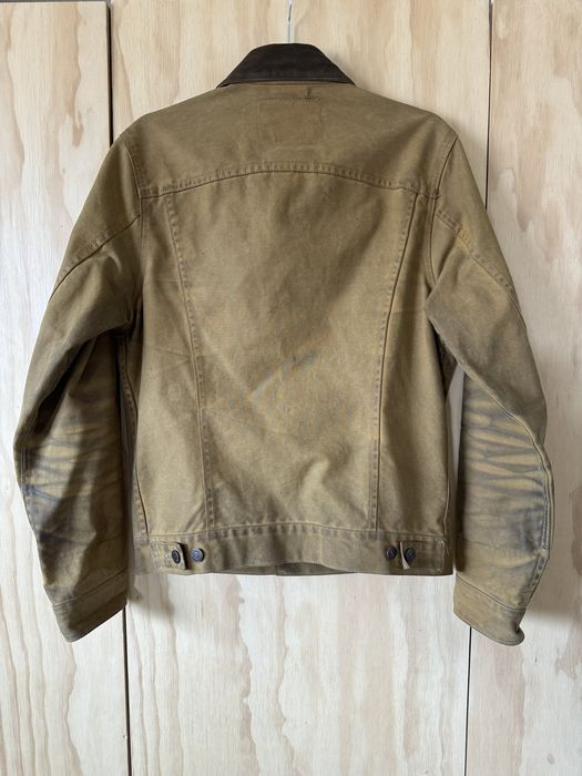 Levi's Filson x Levi’s Tin Cloth Trucker Jacket Tan M Grailed