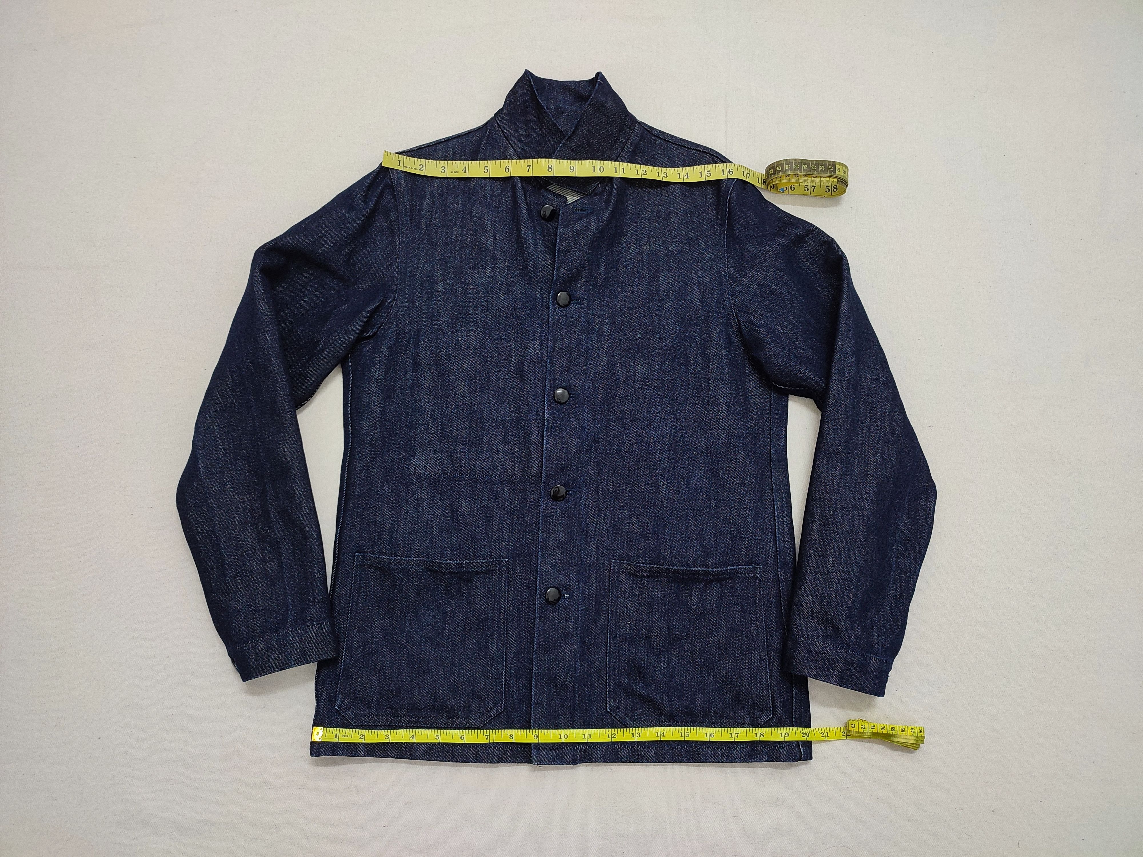 Yohji Yamamoto Yohji Yamamoto Against All Risks Denim Workwear Jacket Size US M / EU 48-50 / 2 - 6 Thumbnail