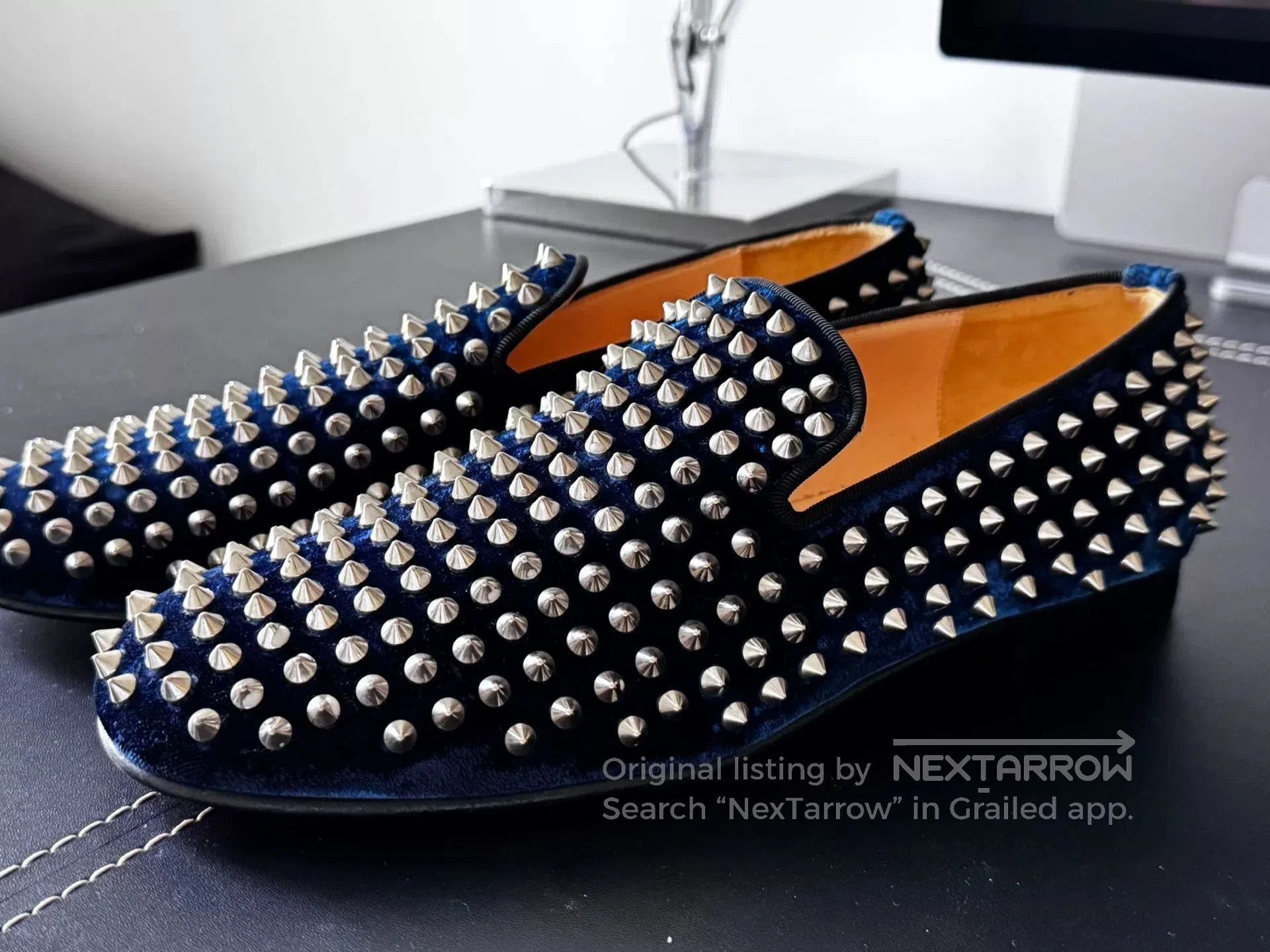 Christian Louboutin Christian Louboutin Studded Men's Shoes. Size US 6 / EU 39 - 3 Thumbnail