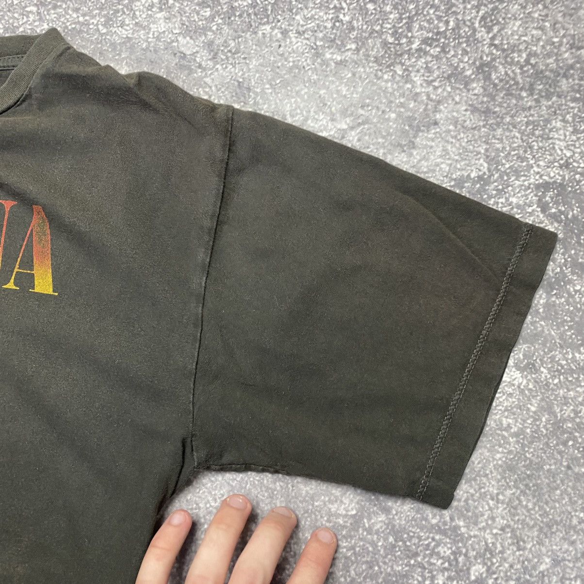 Band Tees × Vintage Vintage Nirvana Very Rare 90’s Bug Graphic logo tee Size US L / EU 52-54 / 3 - 9 Thumbnail