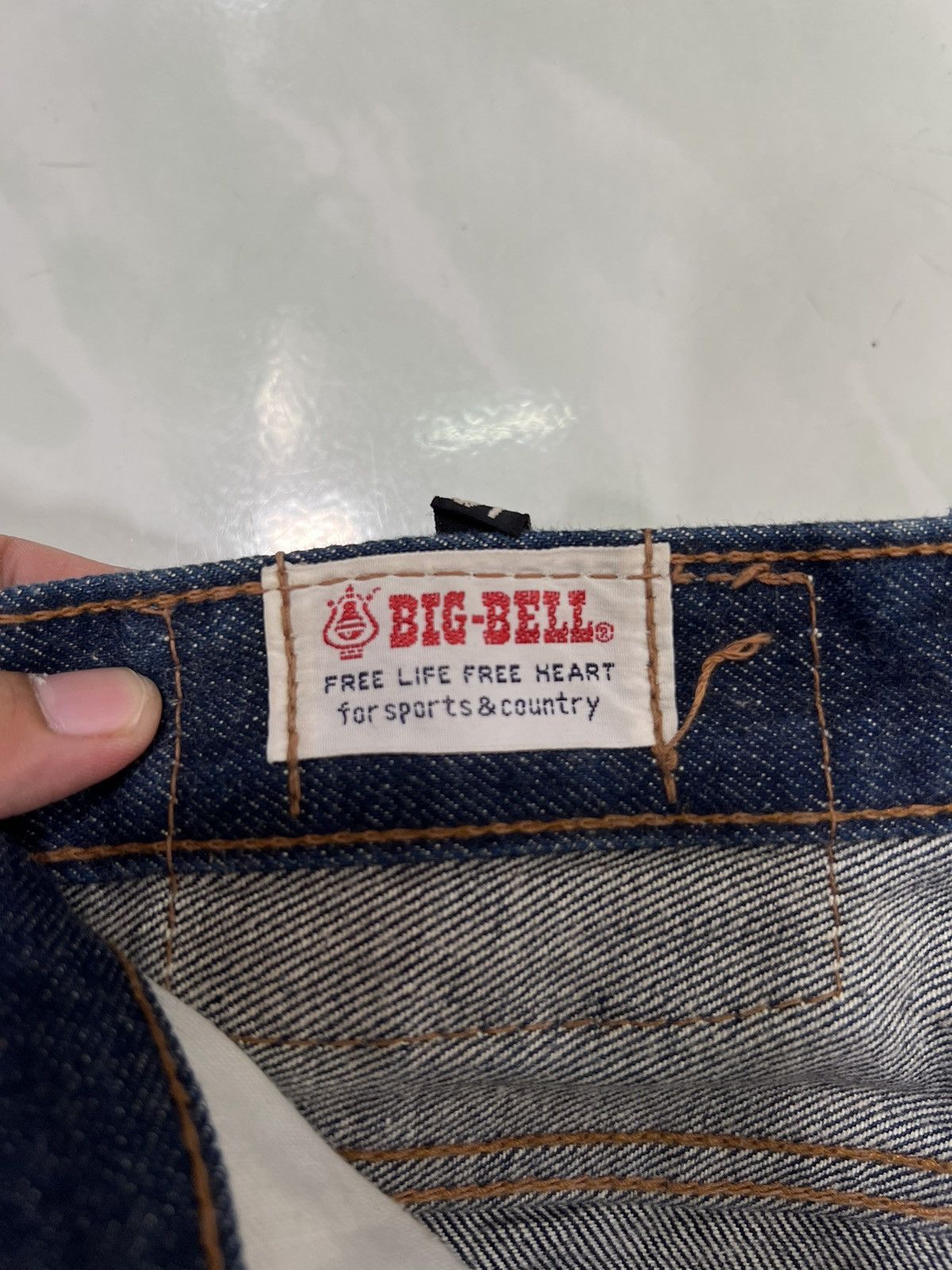 Vintage 🔥 VINTAGE 1970s BIG BELL DENIM JEANS Size US 30 / EU 46 - 14 Thumbnail