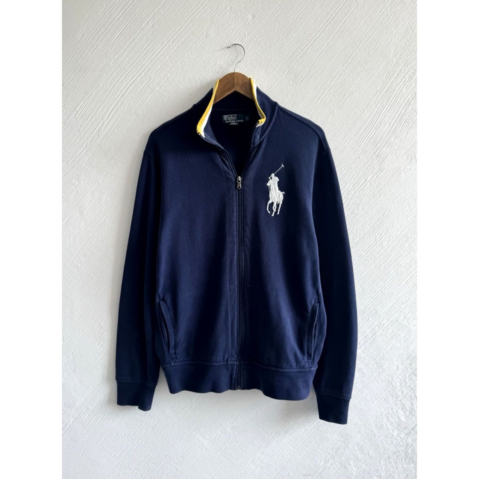Polo Ralph Lauren Vintage Polo Ralph Lauren Big Pony Sweatshirt L Blue Men Sip Size US L / EU 52-54 / 3 - 2 Thumbnail