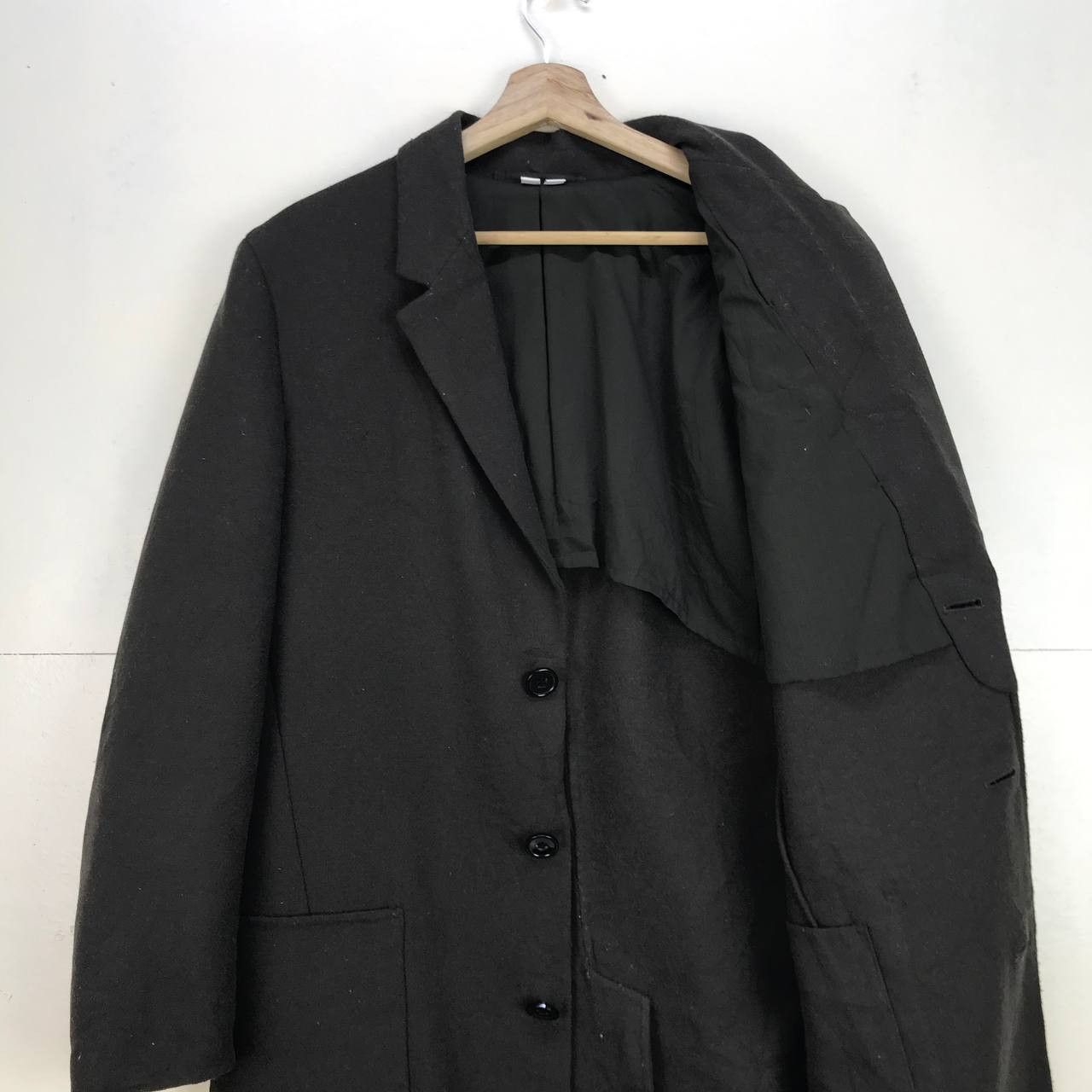Lemaire × Uniqlo Uniqlo X Lemaire Wool Long Coat Overcoat Size US S / EU 44-46 / 1 - 6 Thumbnail