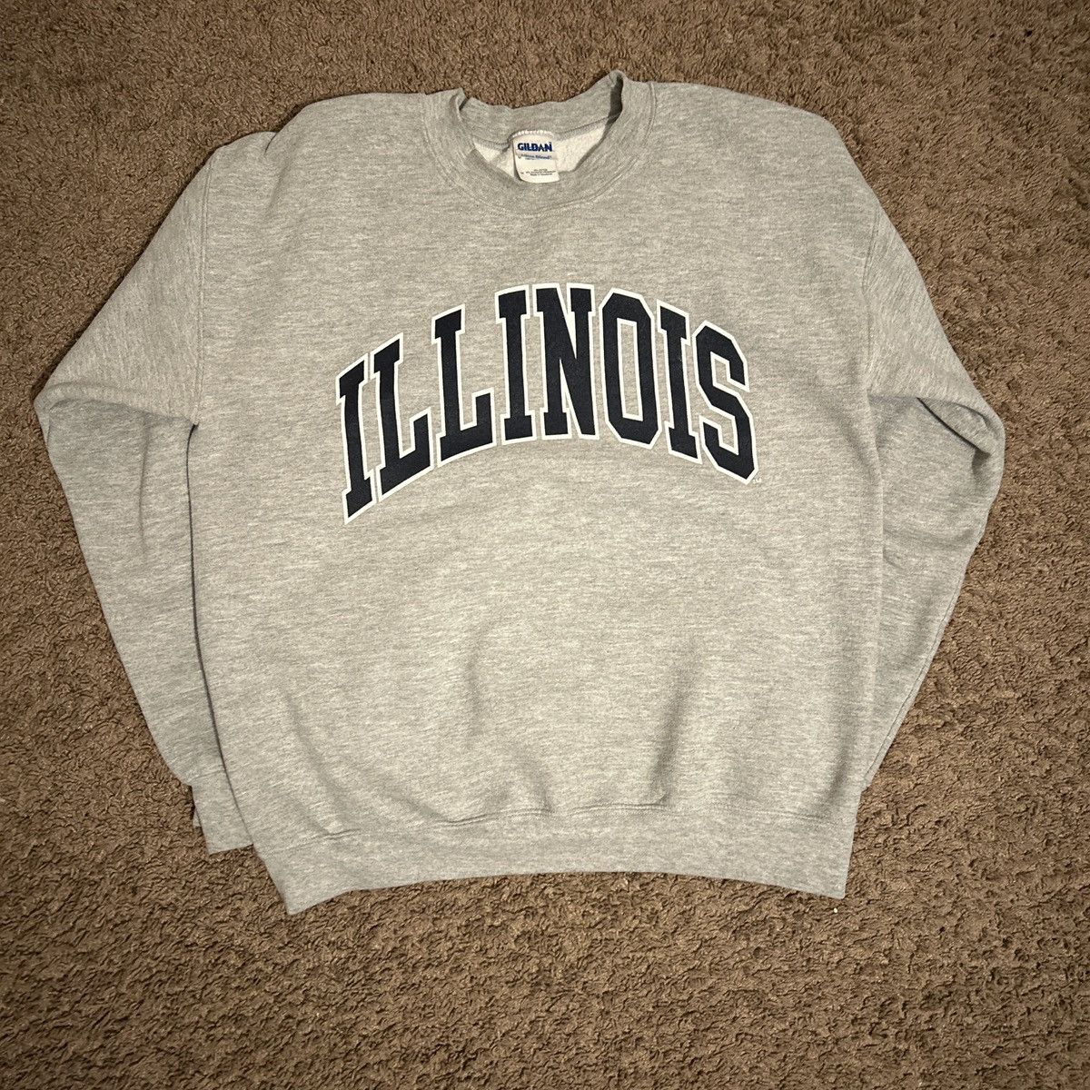 Gildan Vintage Illinois Crewneck Size US XS / EU 42 / 0 - 1 Thumbnail