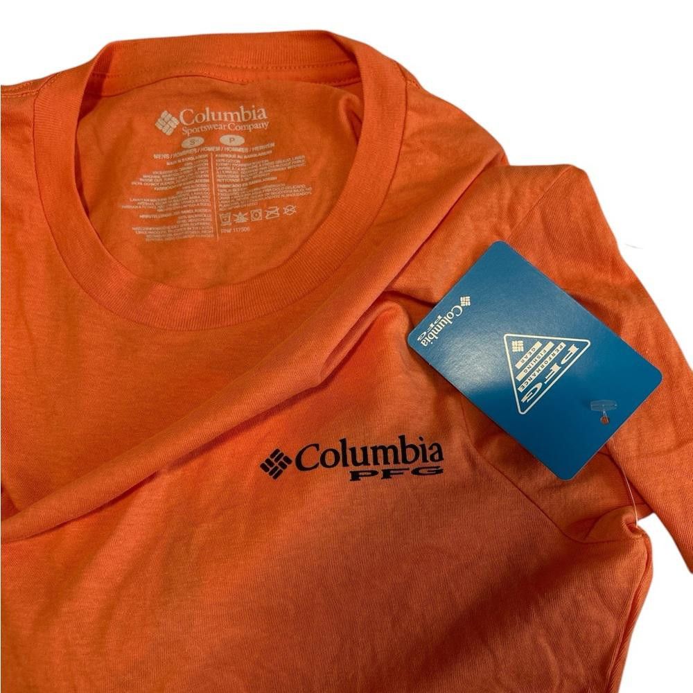 Columbia BNWT Columbia Men's Marlin Graphic T-Shirt - Size S- Orange Size US S / EU 44-46 / 1 - 3 Thumbnail