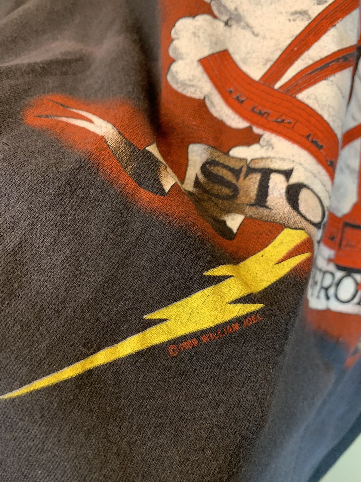Band Tees × Vintage *RARE* Vintage 1990 Billy Joel Storm Front Tour T-Shirt - XL Size US XL / EU 56 / 4 - 8 Thumbnail