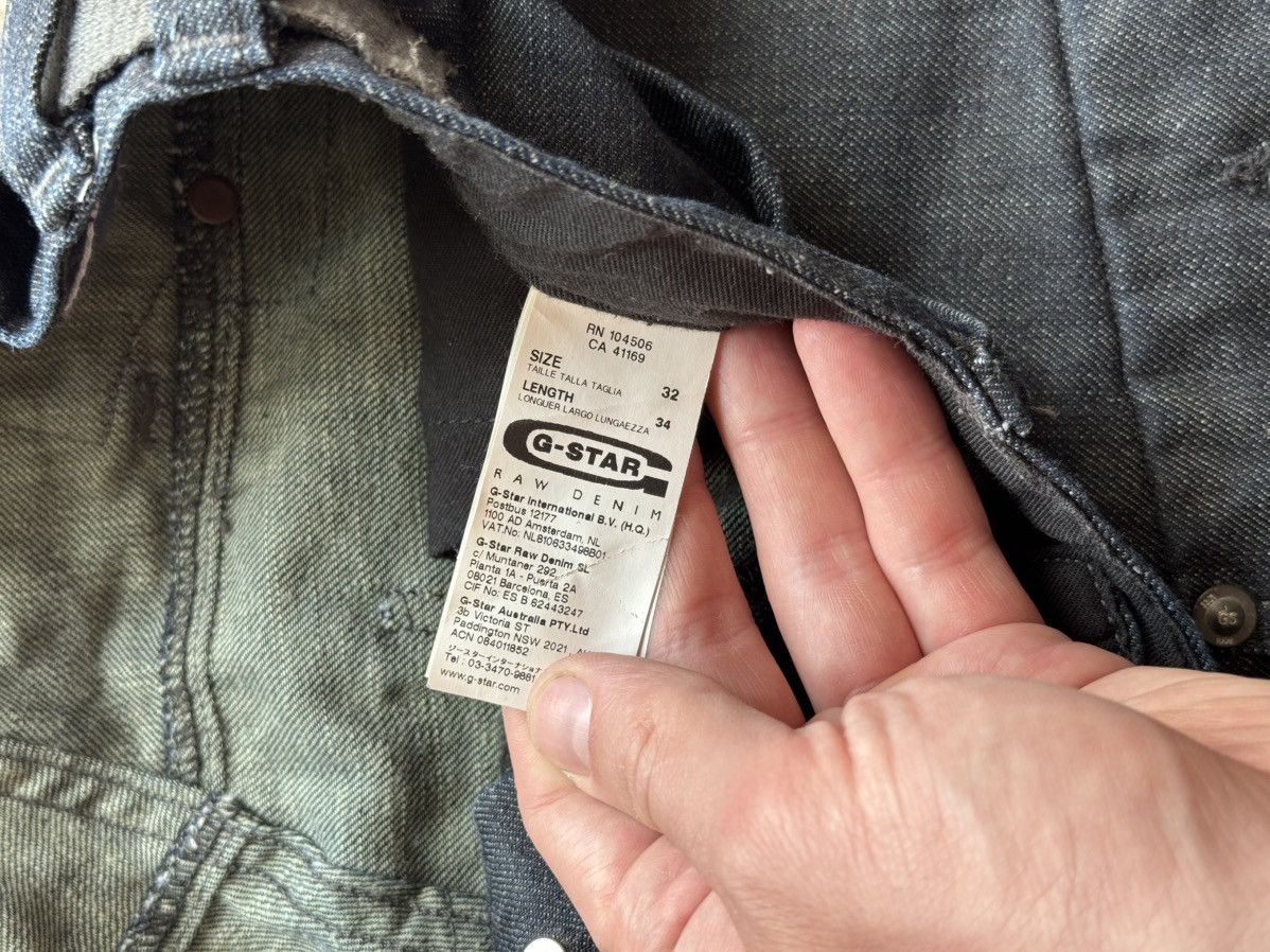 G-Star G Star Raw 3301 Avant Garde Y2K Italy Japan Punk Opium Jeans Size US 32 / EU 48 - 8 Thumbnail