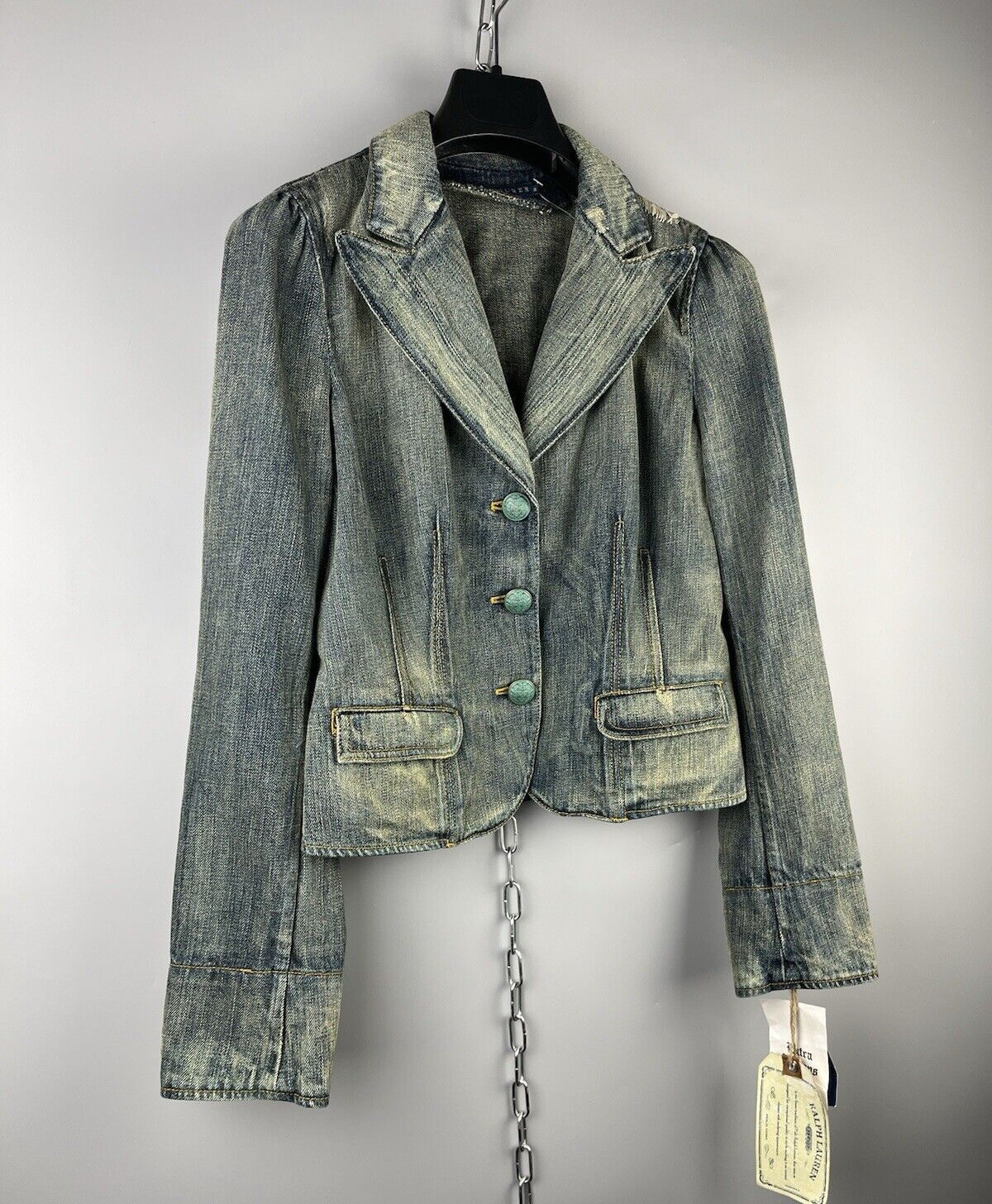 Polo Ralph Lauren Vintage Ralph Lauren Cotton 12 OZ Denim Blazer Jacket Size M / US 6-8 / IT 42-44 - 2 Thumbnail