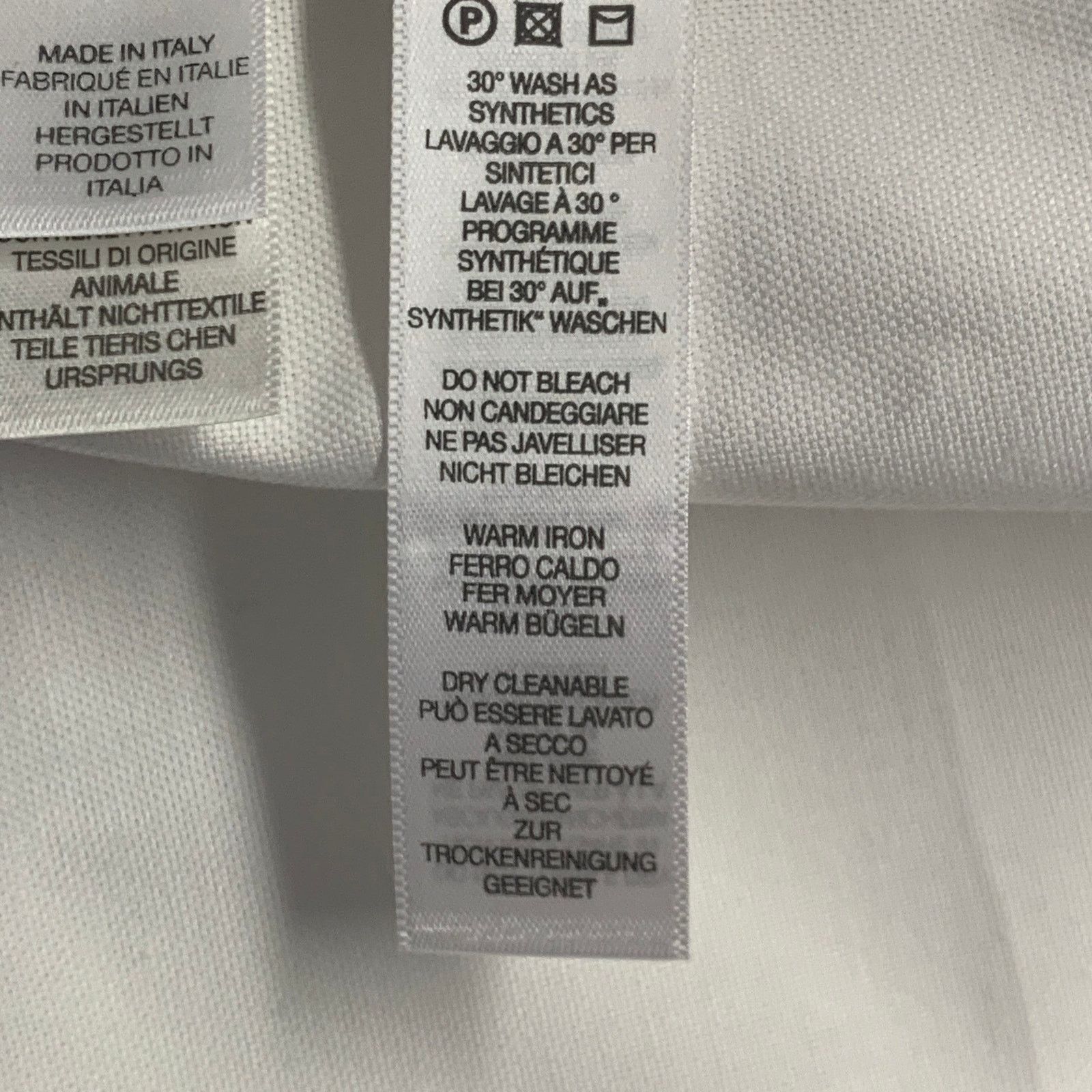 Paul Smith White Contrast Trim Cotton One Pocket Long Sleeve Shirt Size US L / EU 52-54 / 3 - 9 Thumbnail
