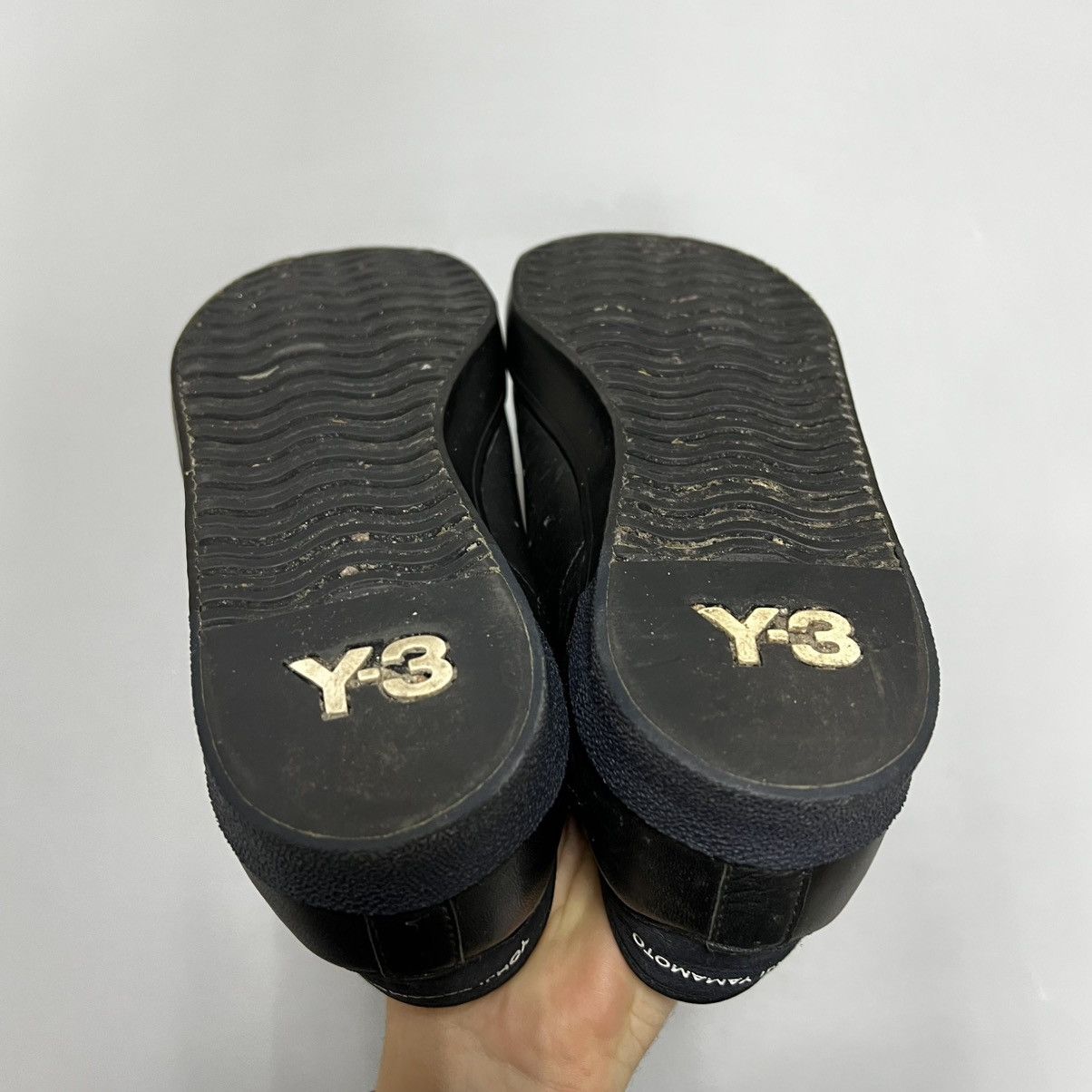 Adidas × Vintage × Yohji Yamamoto Adidas Y-3 Yohji Yamamoto Stan Smith 2015 black sneakers Size US 7 / EU 40 - 14 Thumbnail