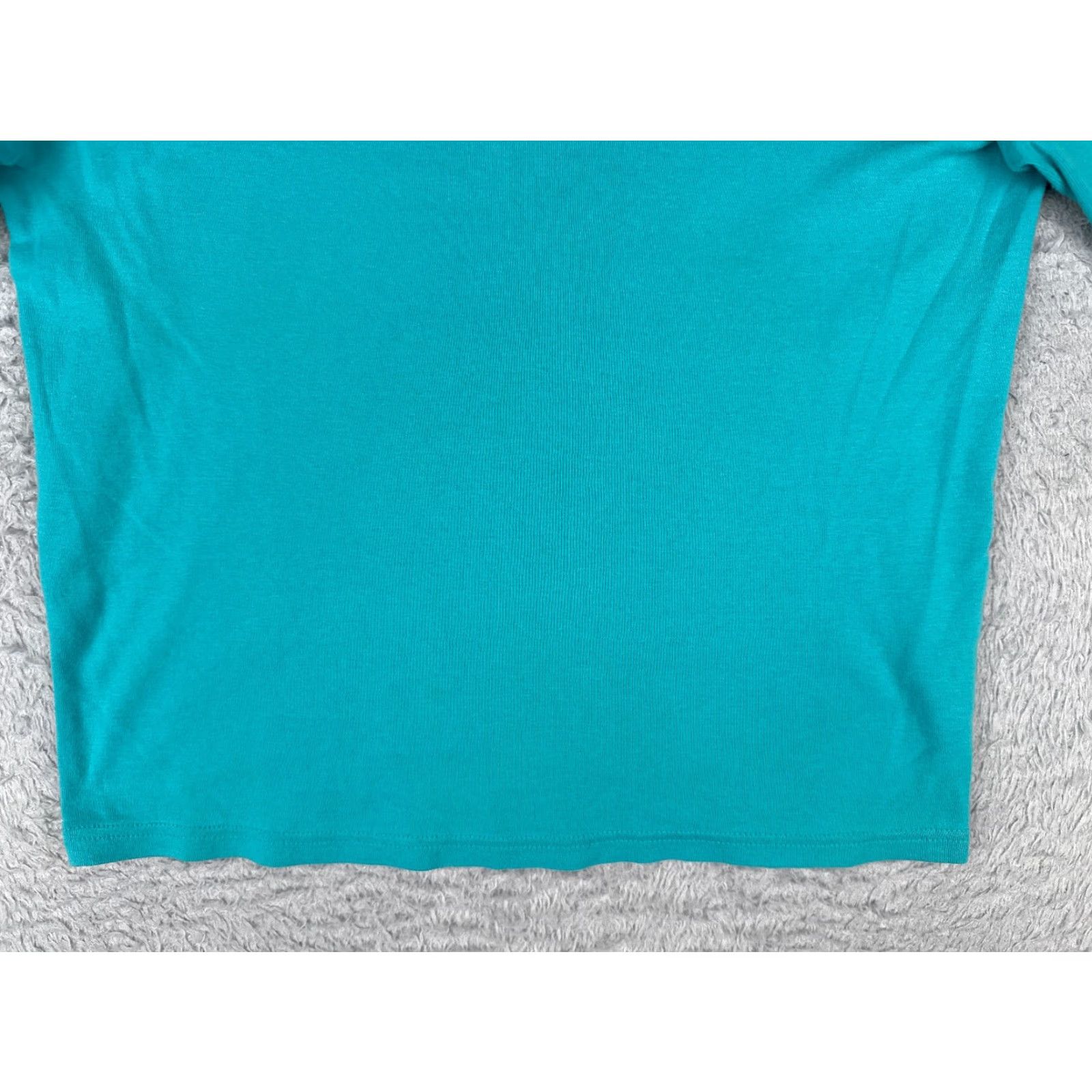 Ralph Lauren Lauren Ralph Lauren Shirt Casual Women Medium Blue Cotton Round Neck Short Sleeve Logo Size M / US 6-8 / IT 42-44 - 5 Thumbnail