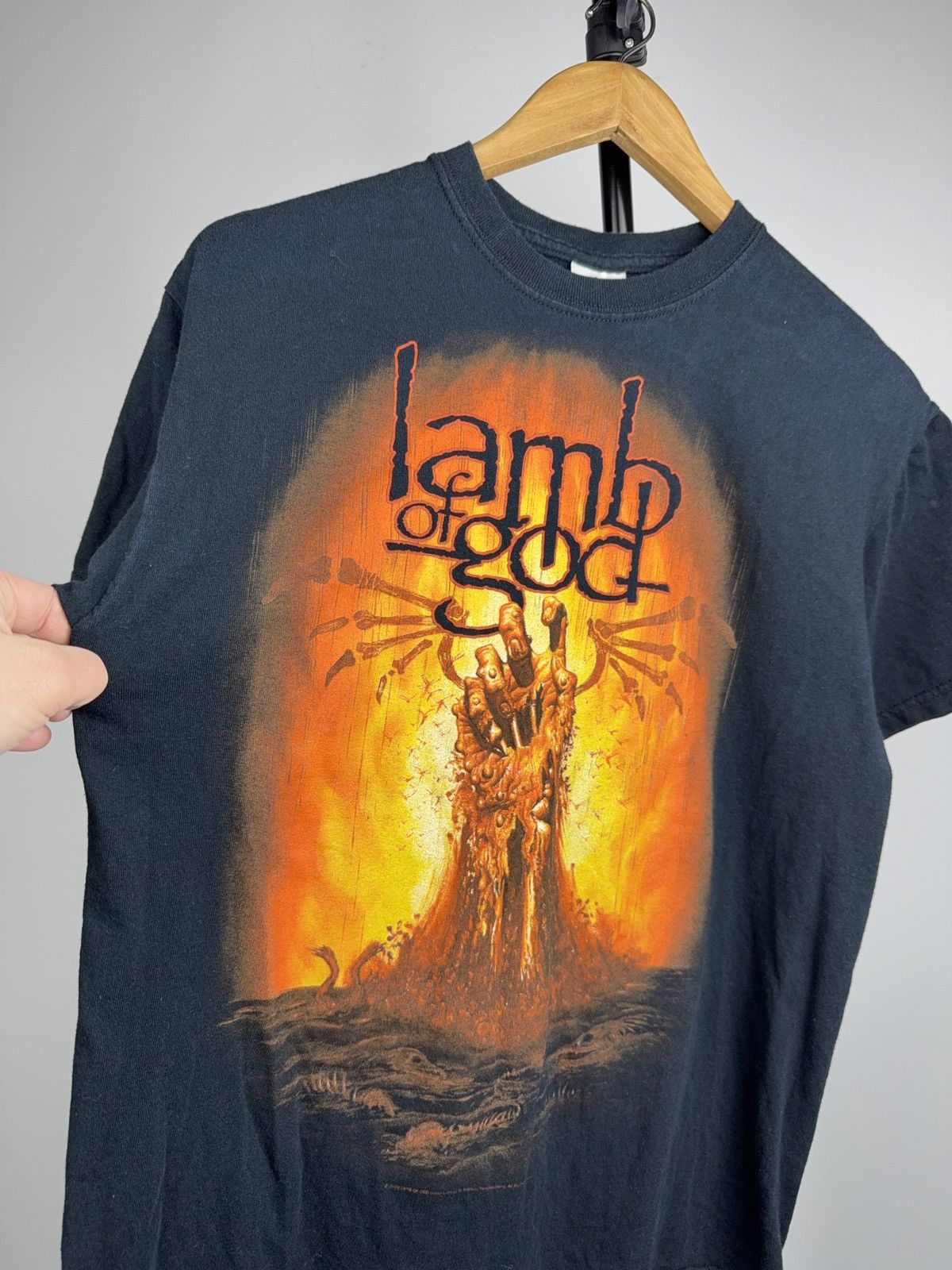 Band Tees 00s Lamb of God 2009 Vintage Band Tee Wrath Era Metal Size US M / EU 48-50 / 2 - 4 Thumbnail