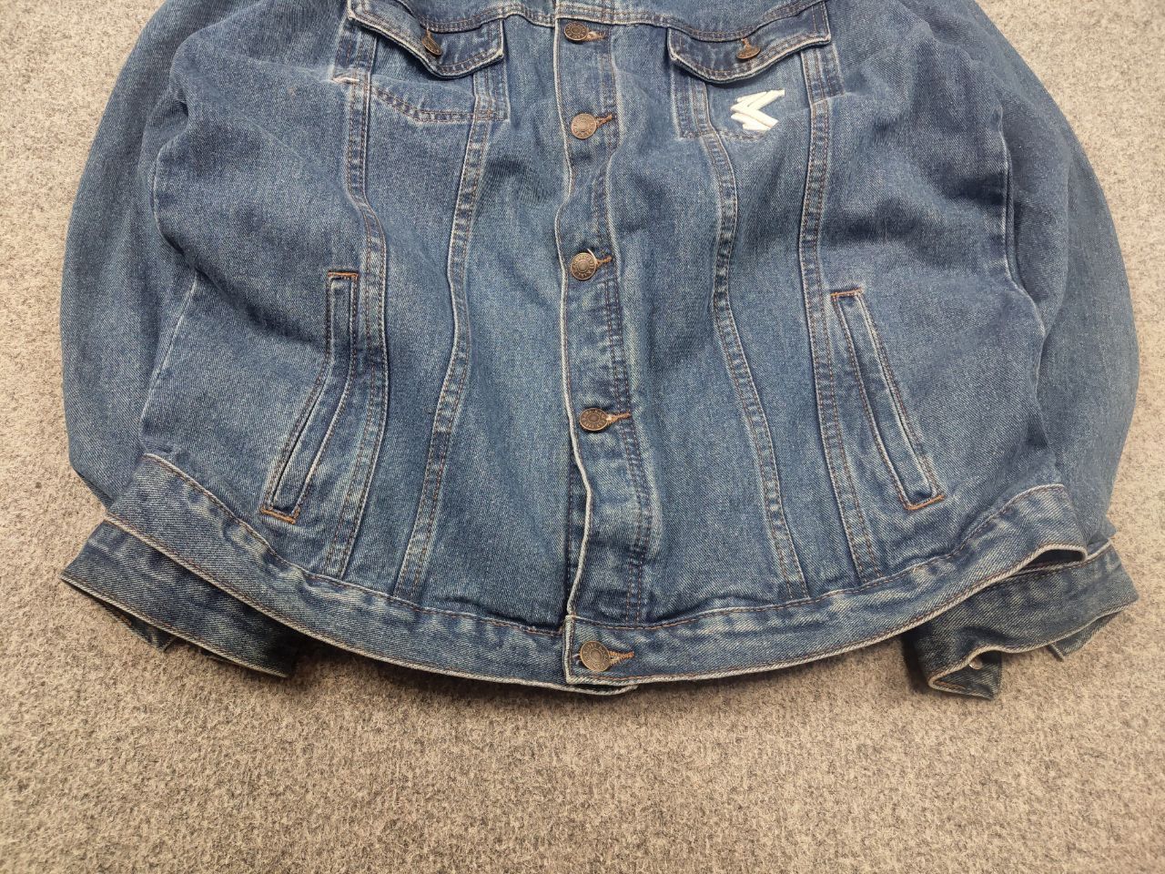 Karl Kani Karl Kani Vintage Logo BLue Button denim Jacket Y2K Style Size US M / EU 48-50 / 2 - 7 Thumbnail