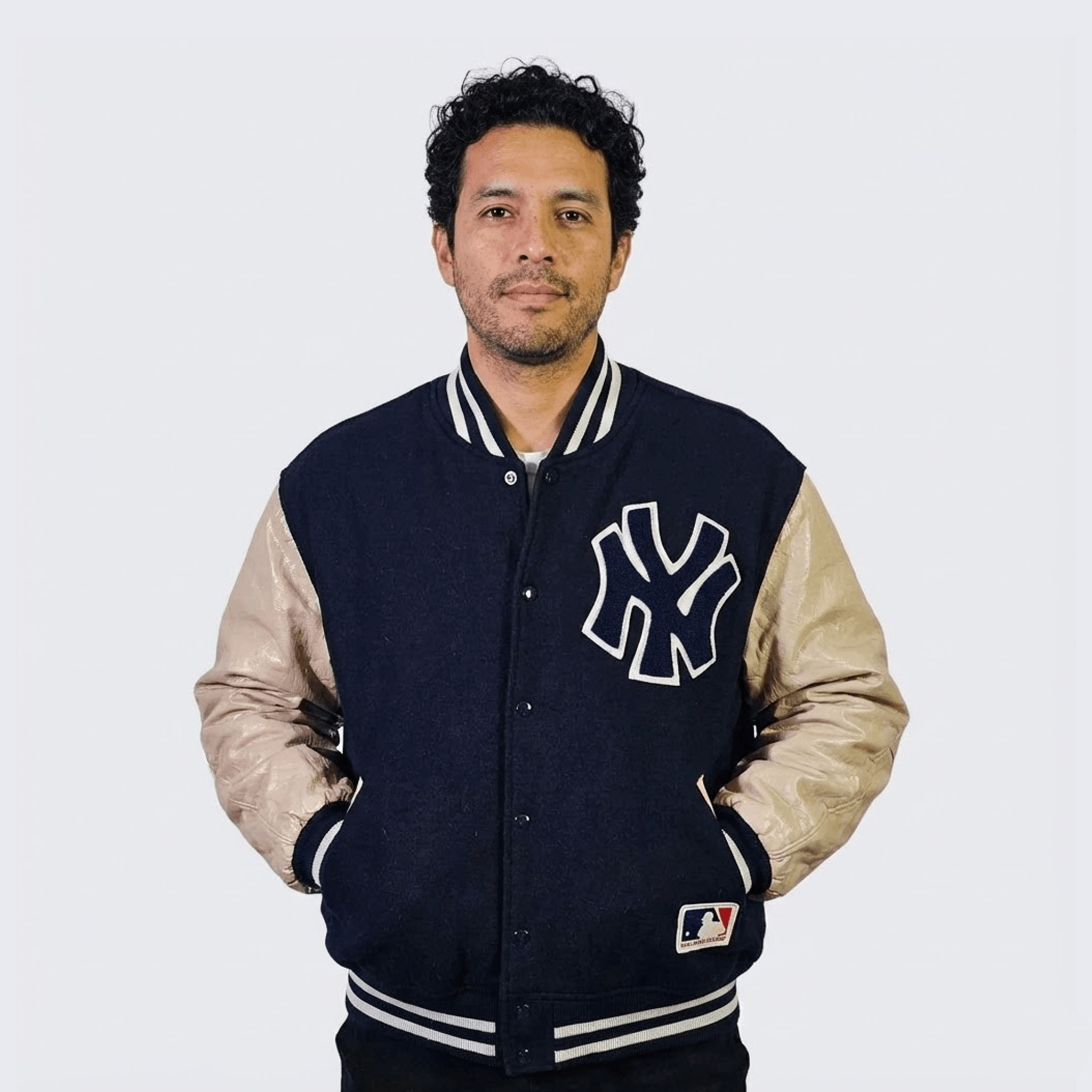 MLB New York Yankees Vintage 90s Felco Varsity Jacket Size US XL / EU 56 / 4 - 3 Thumbnail