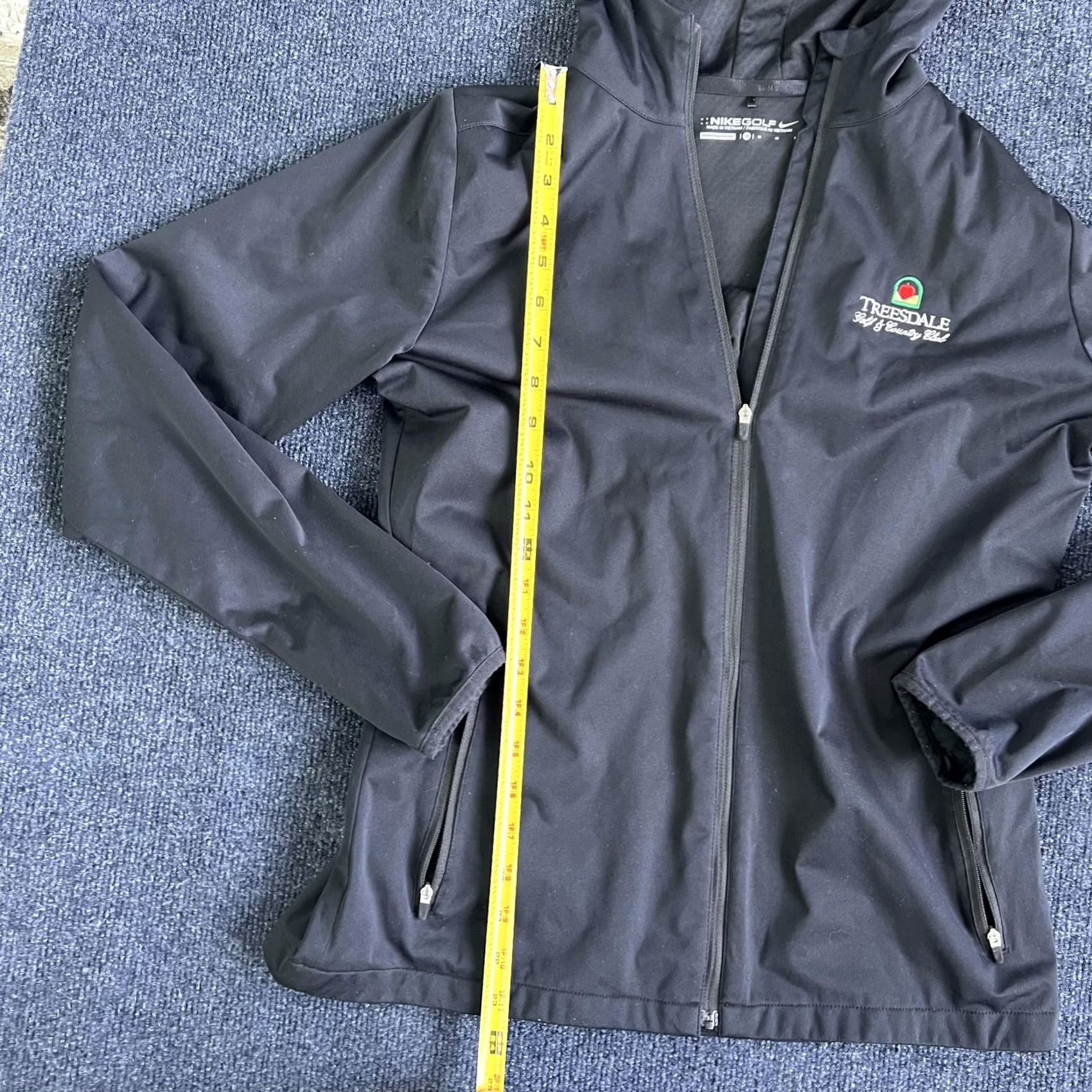 Nike Nike Golf Windbreaker Jacket Mens M Black Hooded Full Zip Softshell Size US M / EU 48-50 / 2 - 5 Thumbnail