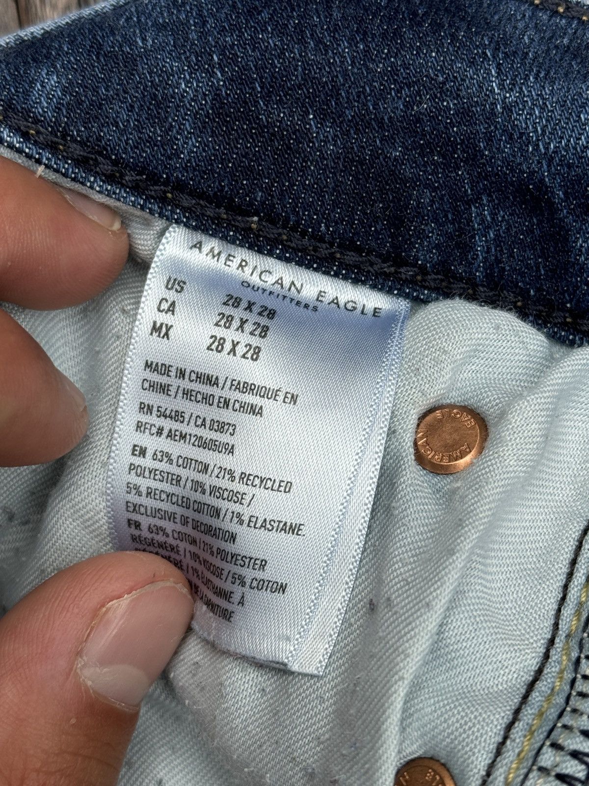 American Eagle Outfitters America eagle ripped jeans Size US 28 / EU 44 - 4 Thumbnail