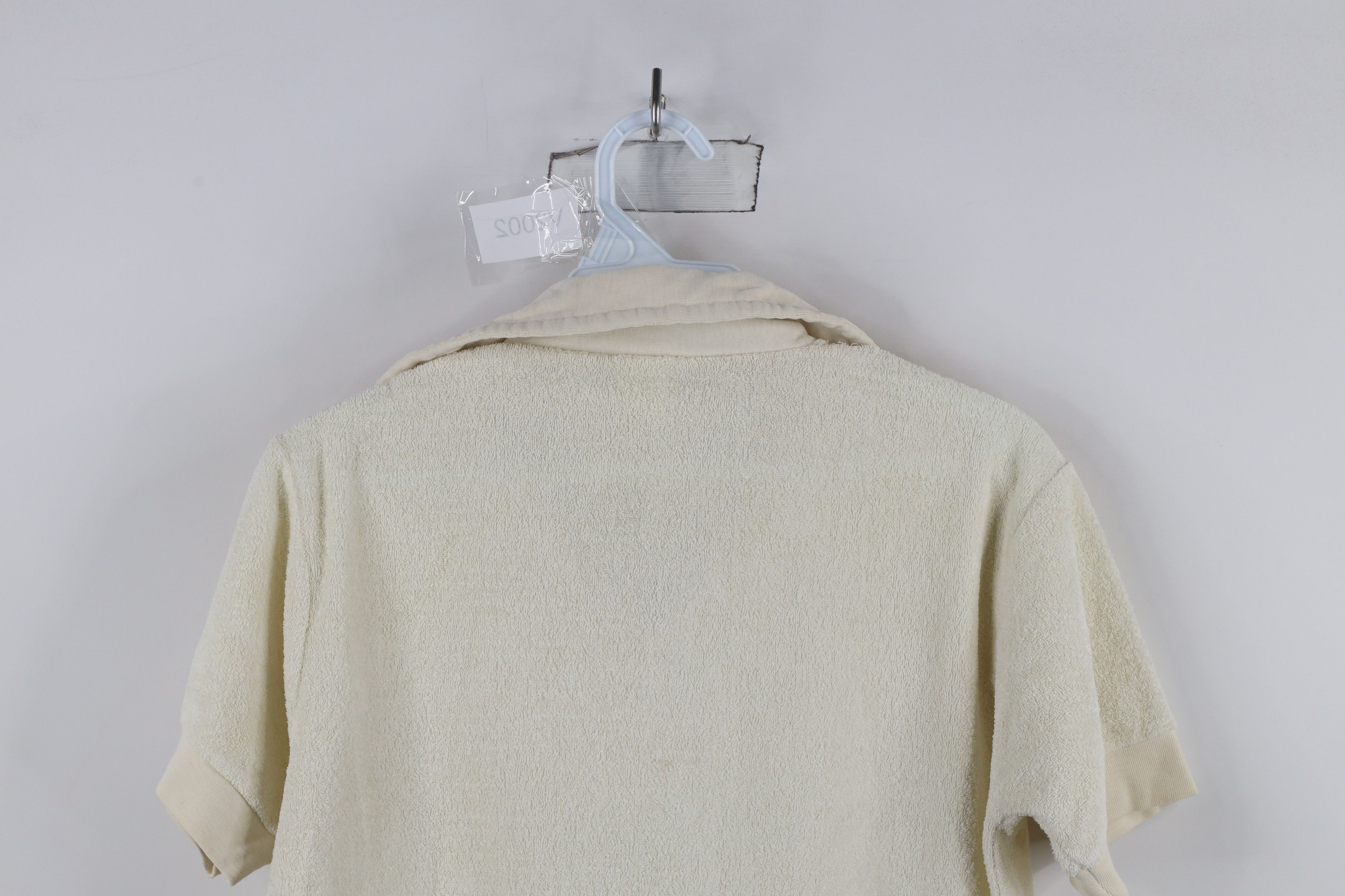 Vintage Vintage 70s Streetwear Terry Cloth Collared Polo Shirt USA Size L / US 10 / IT 46 - 12 Thumbnail