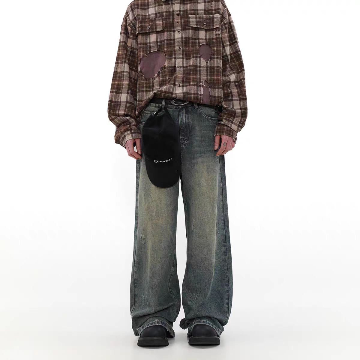 Japanese Brand × Jean Vintage casual straight leg jeans Size US 34 / EU 50 - 1 Thumbnail