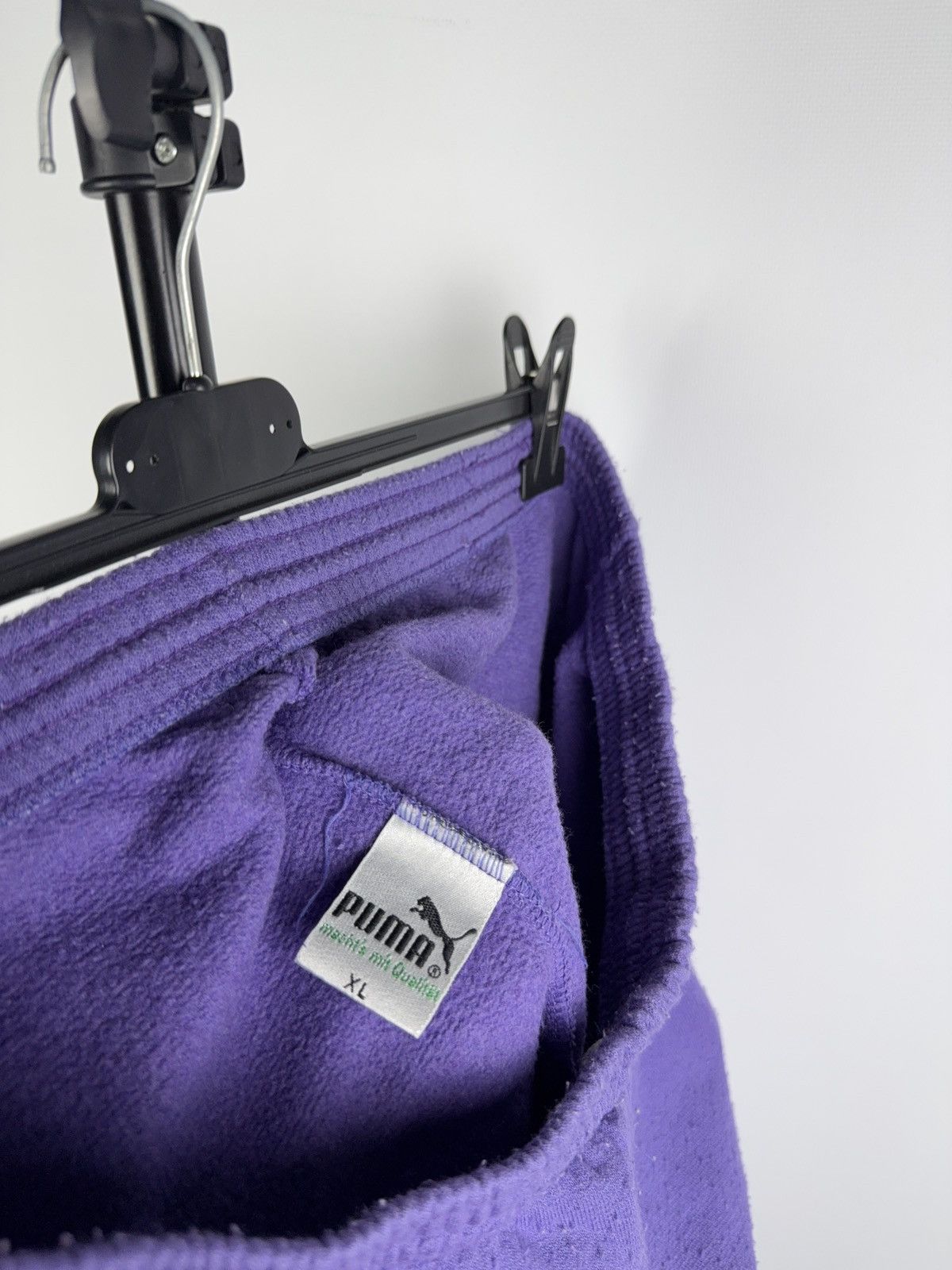 Puma Retro Vintage 90s Puma Made in Italy Purple Sweatpants L-XL Size US 36 / EU 52 - 13 Thumbnail