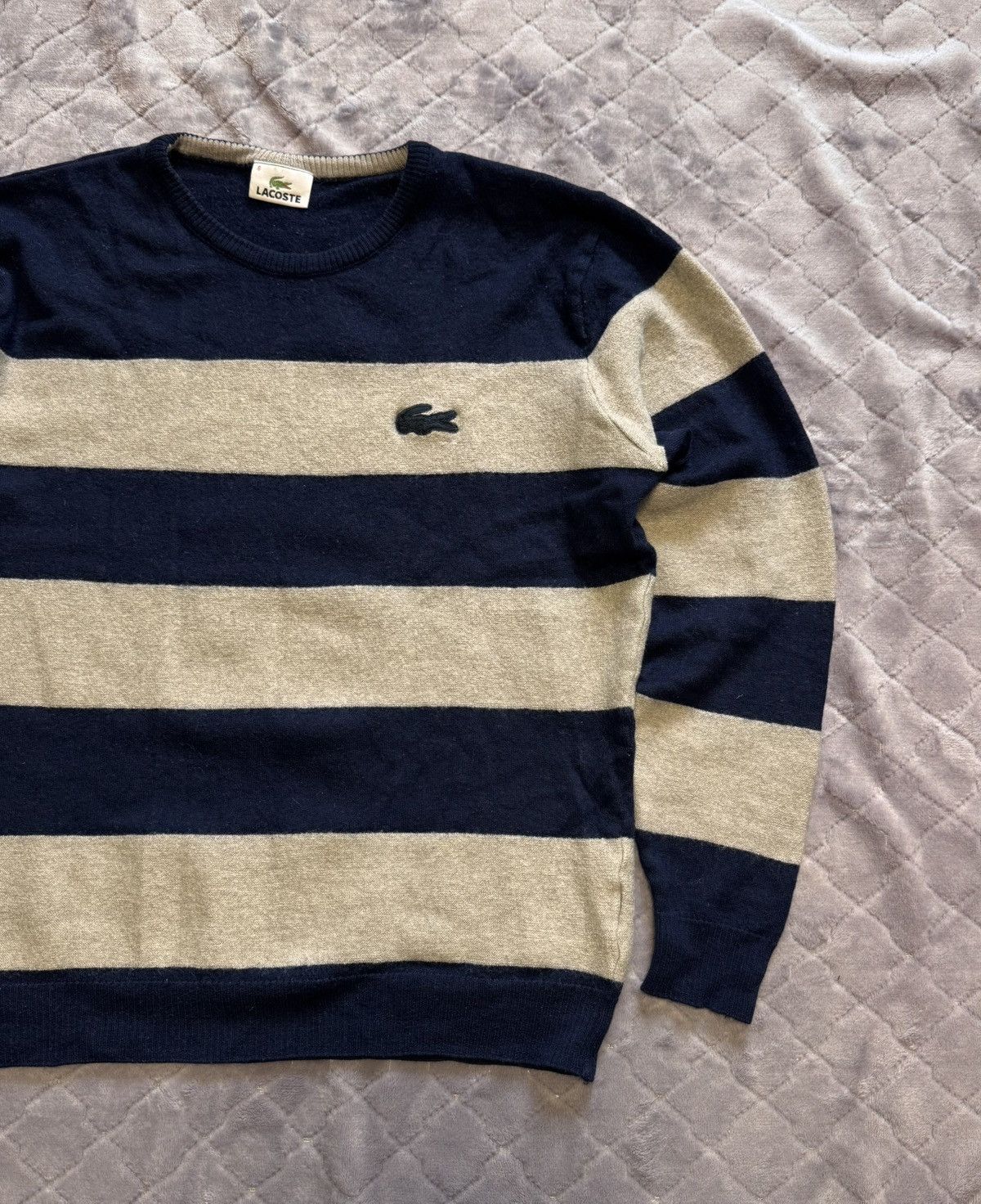Lacoste × Vintage Vintage Lacoste Wool Knitwear Sweater Size US M / EU 48-50 / 2 - 3 Thumbnail