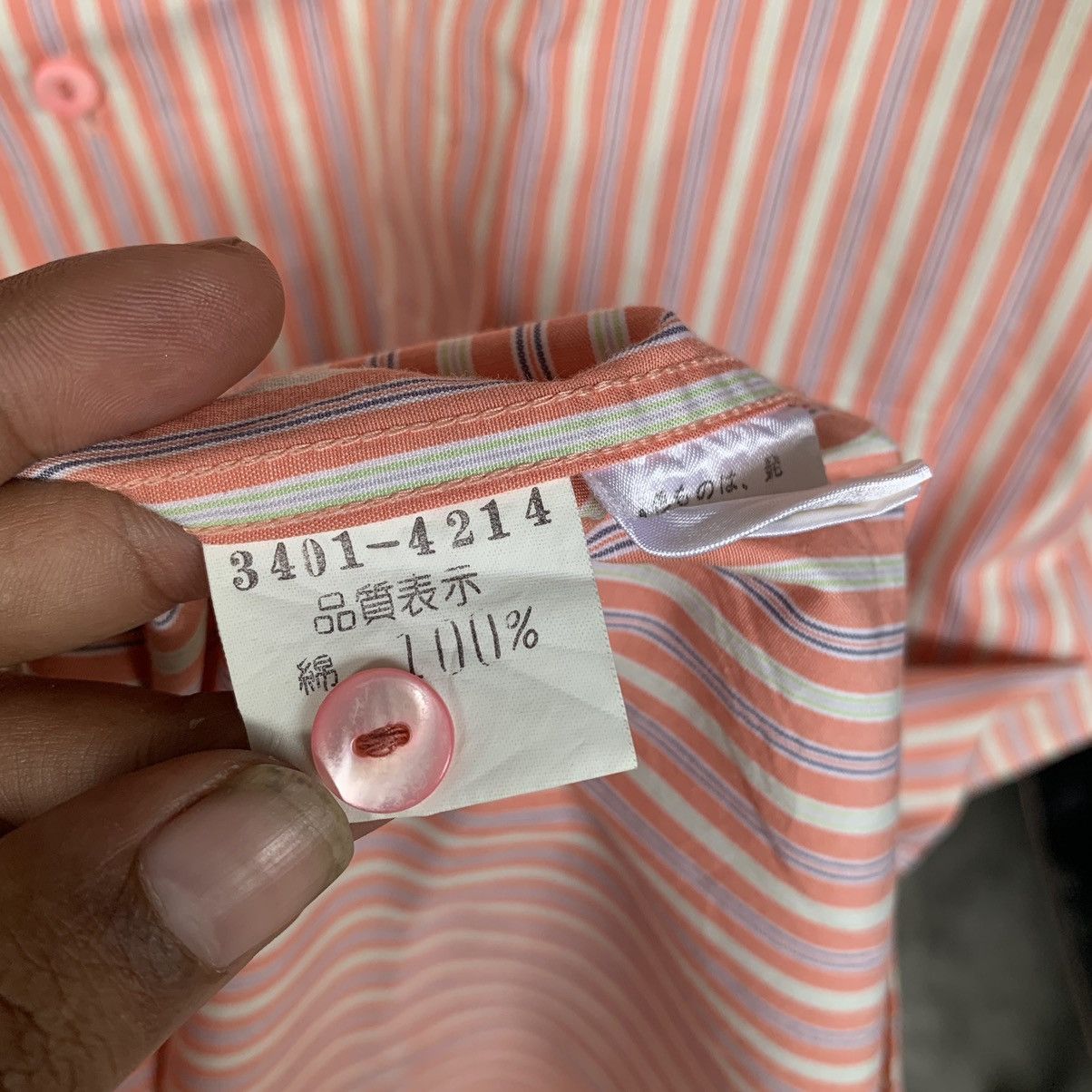 Kenzo vtg Kenzo Stripe Double Pocket Shirts Made in Japan 🙌🏼 Size US XL / EU 56 / 4 - 4 Thumbnail