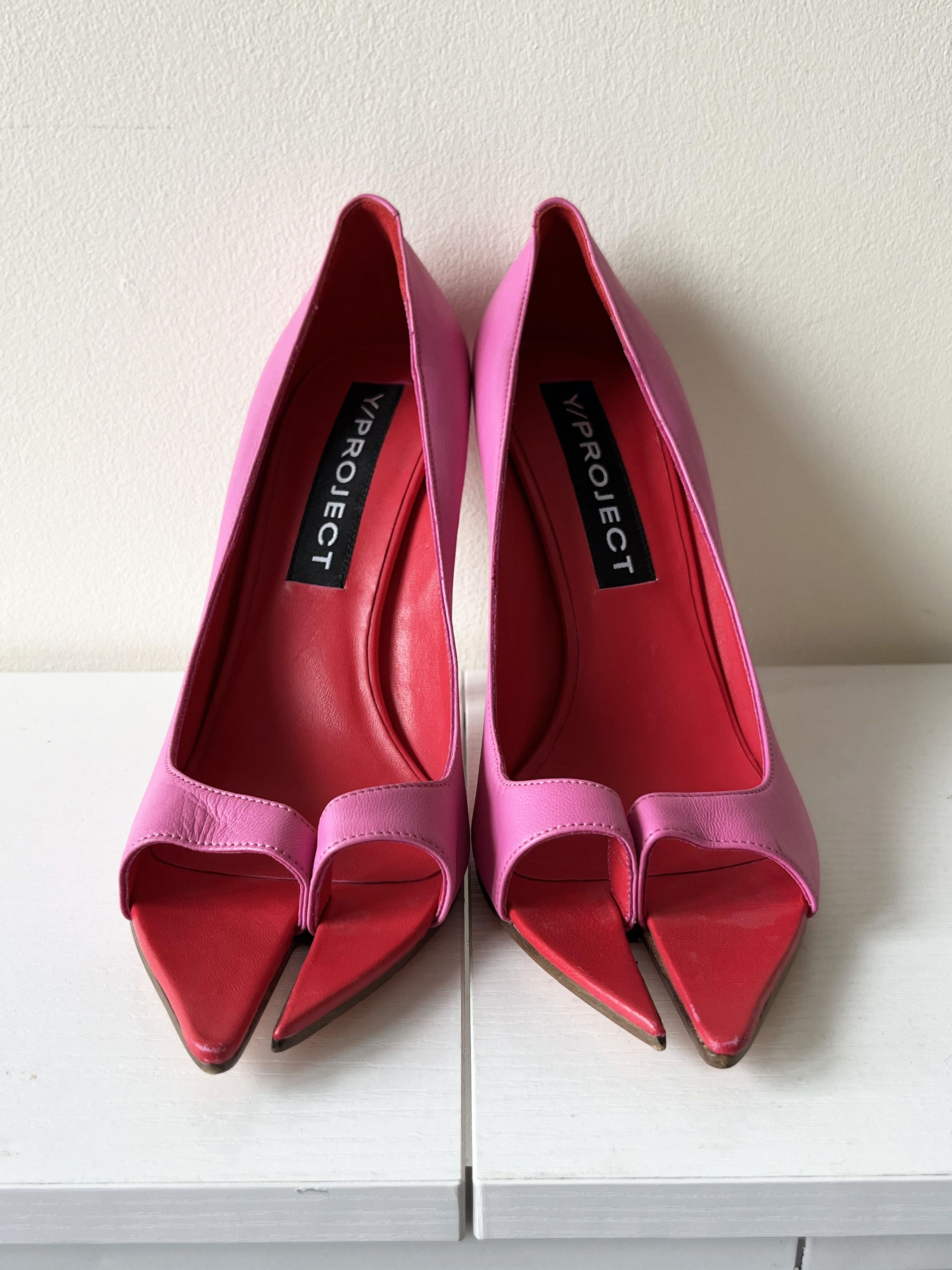 Y/Project Y/ Project lobster tabi pink heels Size US 8 / IT 38 - 1 Thumbnail