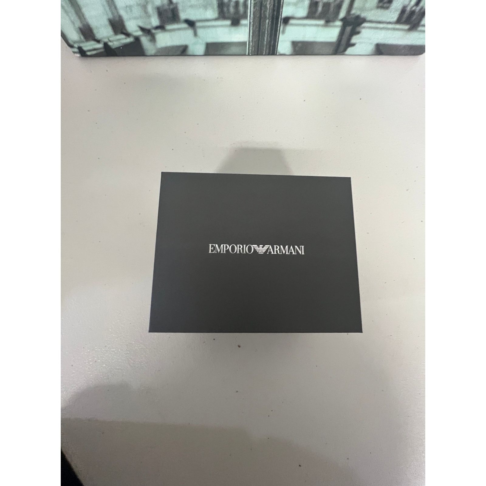 Emporio Armani Emporio Armani AR80011 Two-Hand Black Leather Watch Size ONE SIZE - 7 Thumbnail