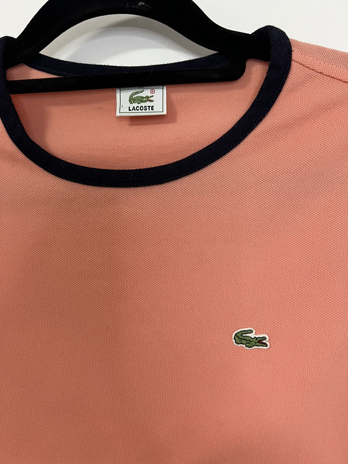 Lacoste Lacoste t-shirt S short sleeve orange Size S / US 4 / IT 40 - 3 Thumbnail