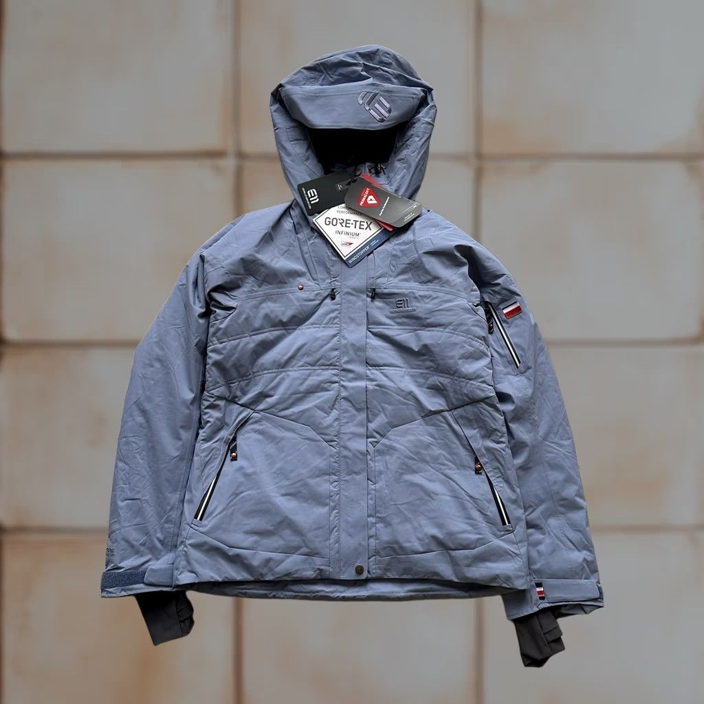 Vintage STATE OF ELEVENATE E11 JACKET GORE-TEX SKI WOMEN'S L STONEWASH WATERPROOF Puffer Jacket Size L / US 10 / IT 46 - 1 Thumbnail