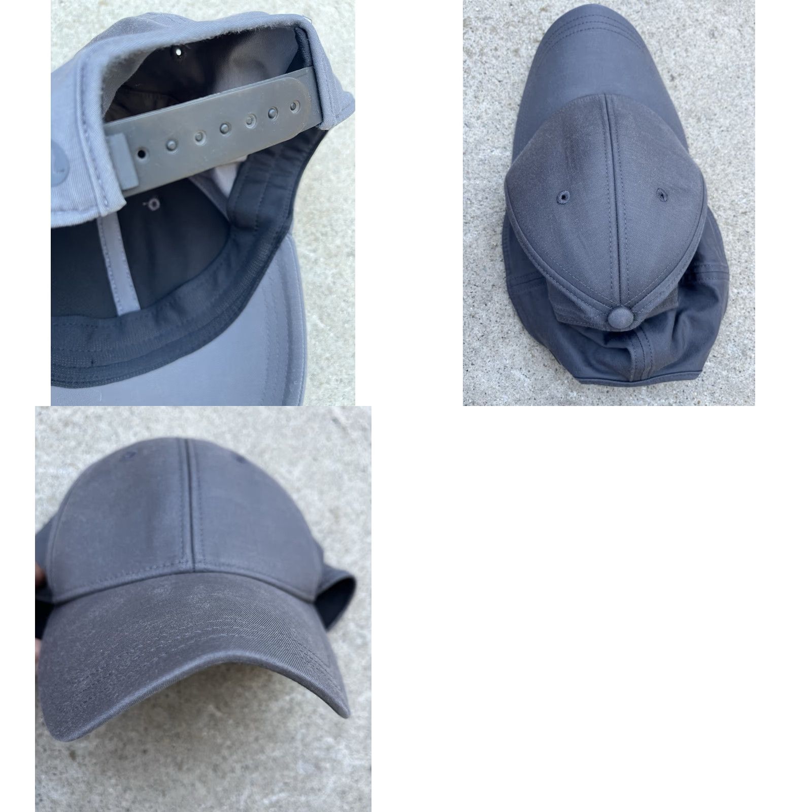 Lululemon Lululemon Baseball Cap Gray Adjustable One Size Sweat Activewear Casual Unisex Size ONE SIZE - 8 Thumbnail