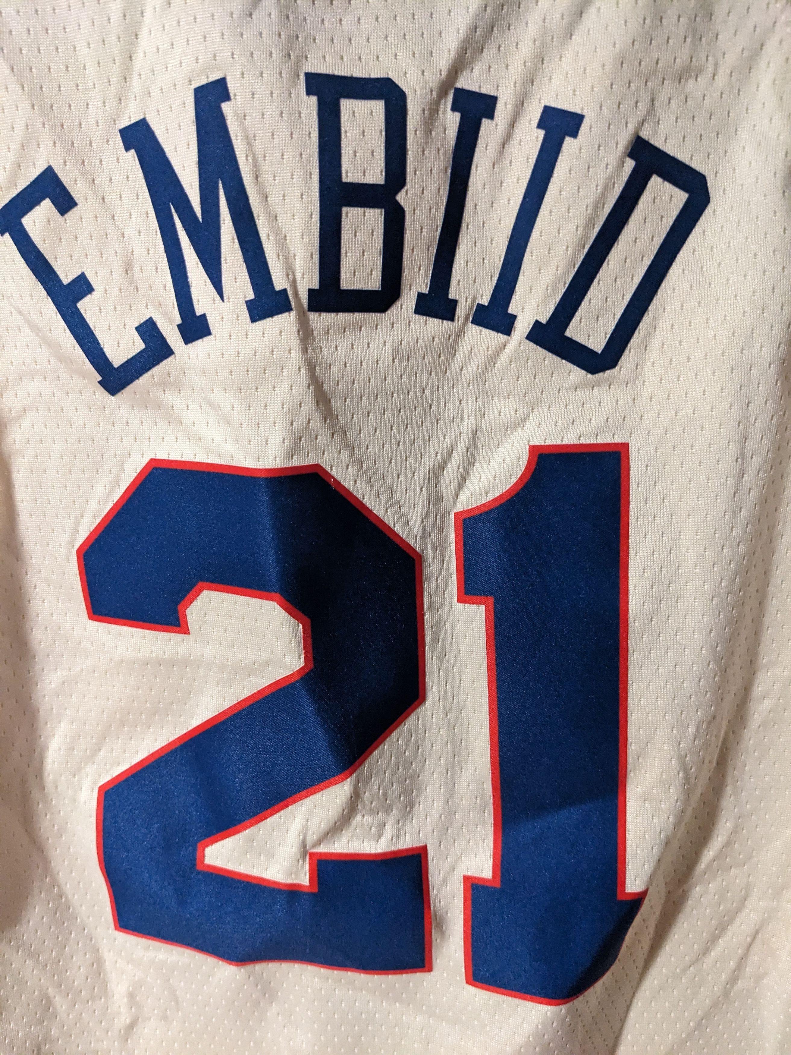 NBA × Nike Philadelphia 76ers Joel Embiid Nike NBA Kids Small Jersey Size US S / EU 44-46 / 1 - 2 Thumbnail