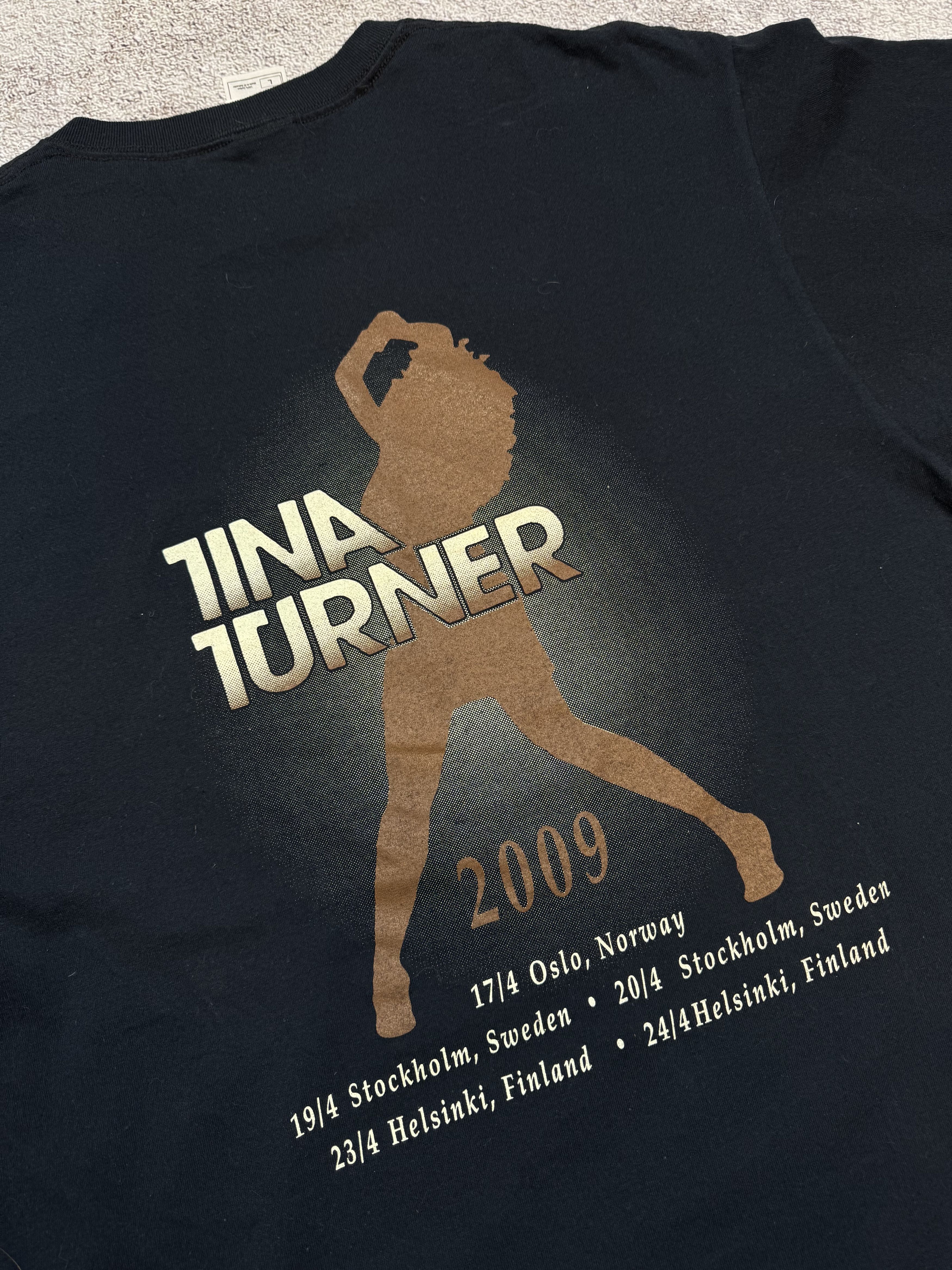 Band Tees × Vintage Vintage 2009 Tina Turner Live Scandinavia tour t-shirt black Size US M / EU 48-50 / 2 - 8 Thumbnail