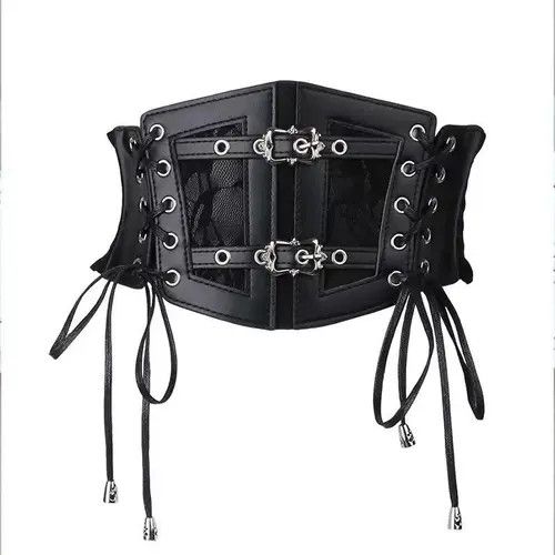 Japanese Brand × Vintage Lace straps, leather waist closure Size ONE SIZE - 4 Thumbnail