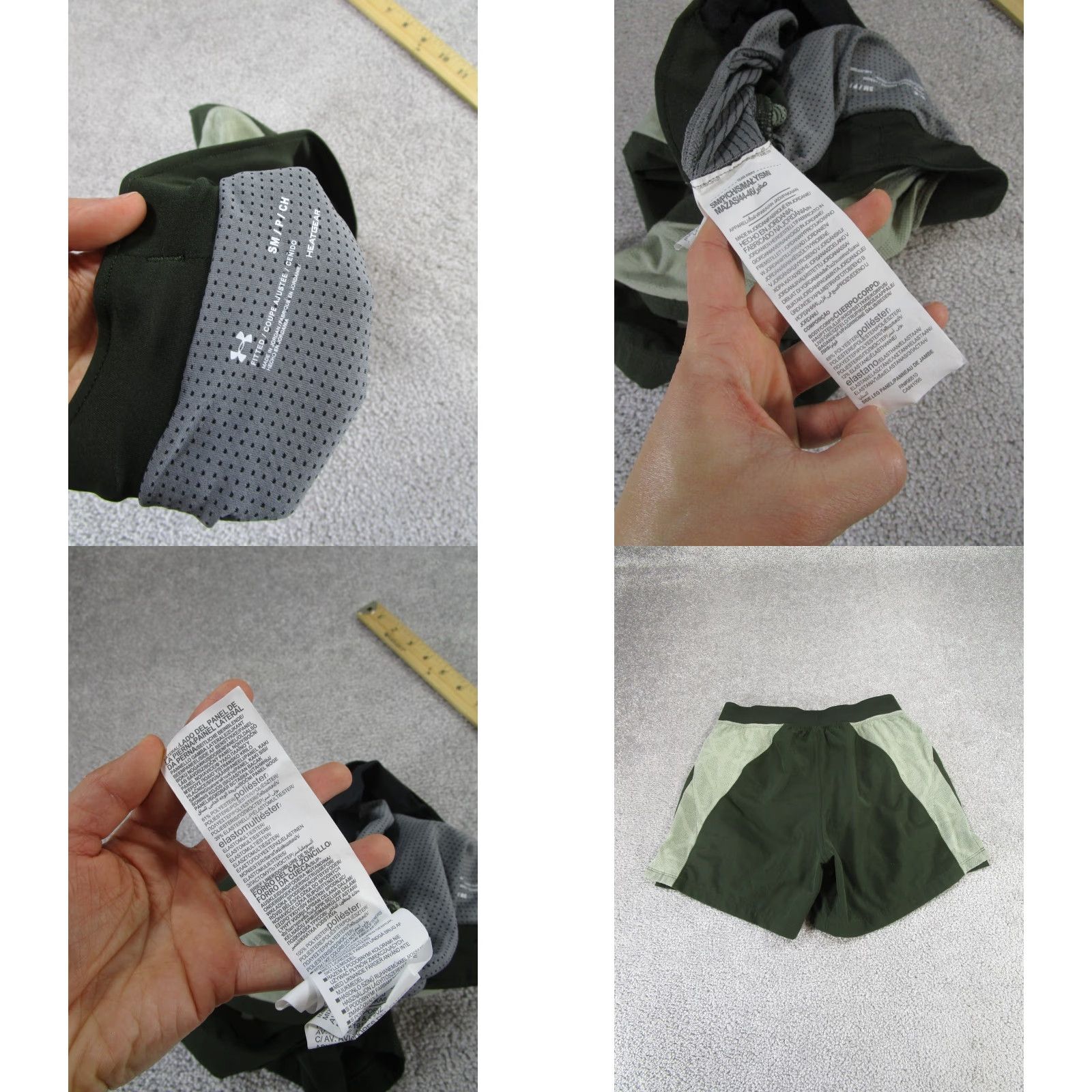 Under Armour Under Armour Shorts Womens Small Heatgear Lightweight Fitted Green Athletic Activewear"} Size 28" / US 6 / IT 42 - 8 Thumbnail