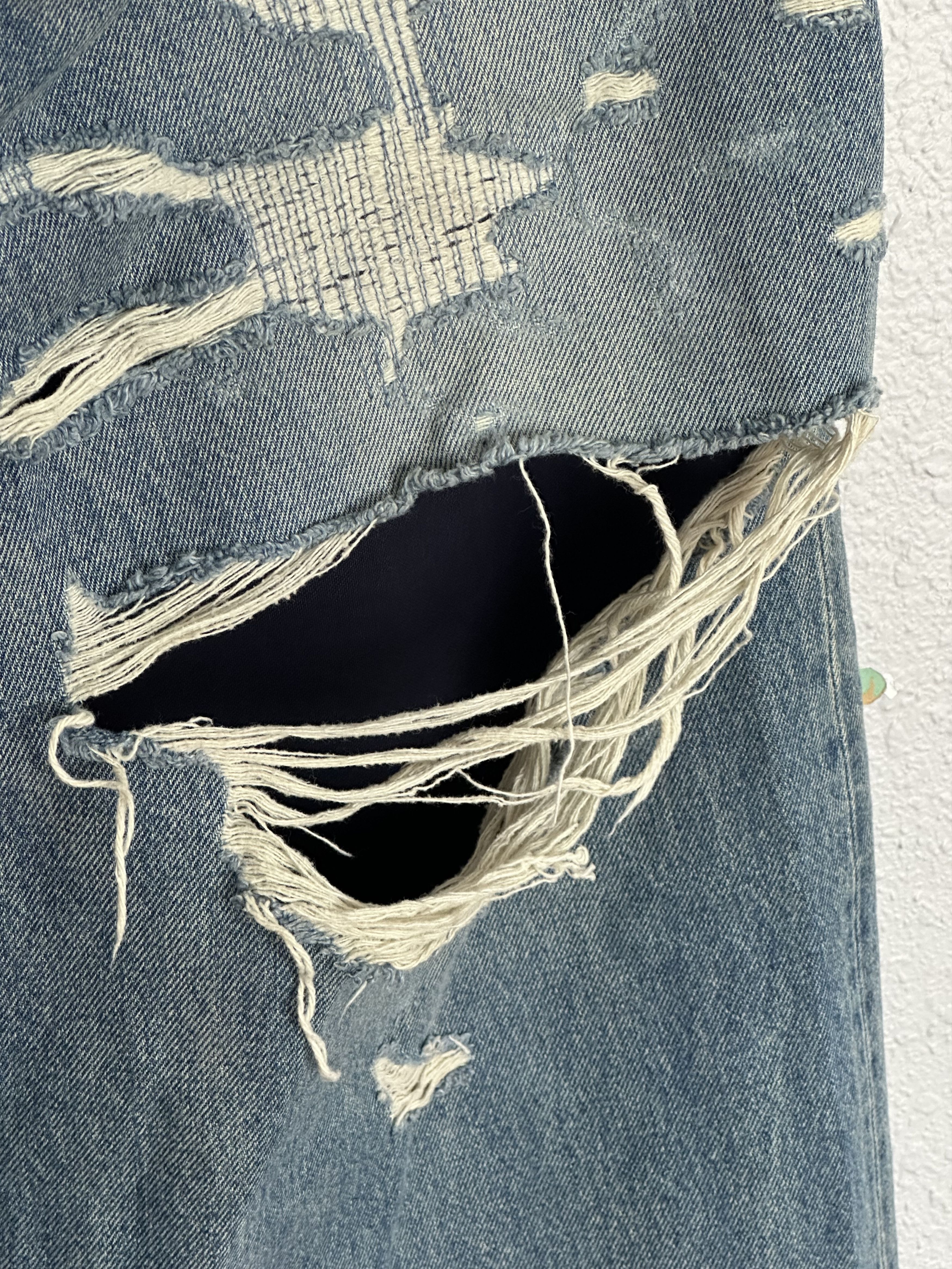 Balenciaga AW21 Layered Distressed Denim Size US 30 / EU 46 - 3 Thumbnail