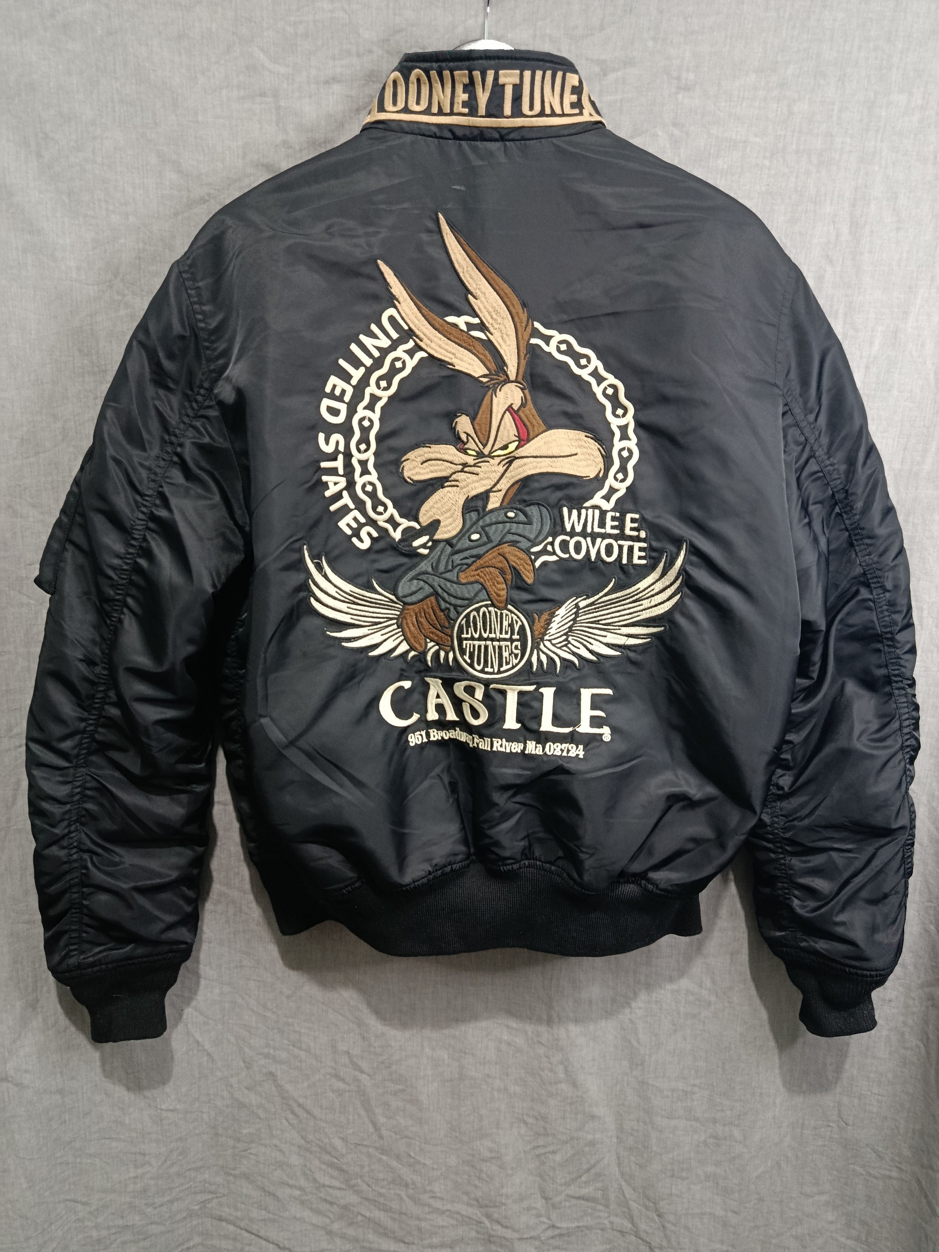 Vintage Castle leathers double G x Looney tunes bomber jacket Size US L / EU 52-54 / 3 - 2 Thumbnail