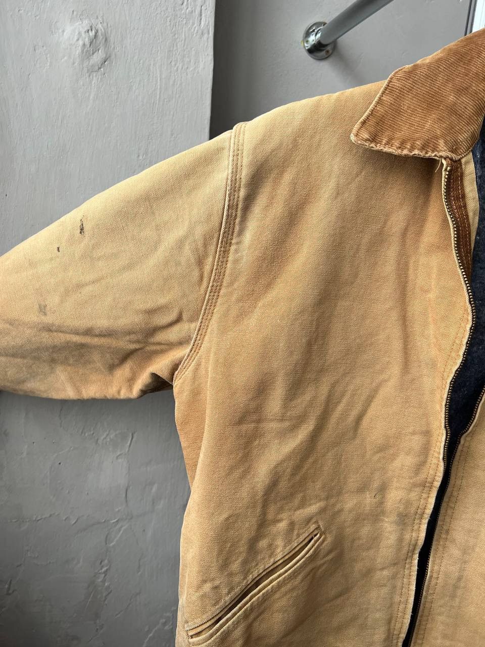 Carhartt 90’S CARHARTT TRASHED DETROID AMERICAN ICONIC JACKET COAT 42 Size US M / EU 48-50 / 2 - 7 Thumbnail