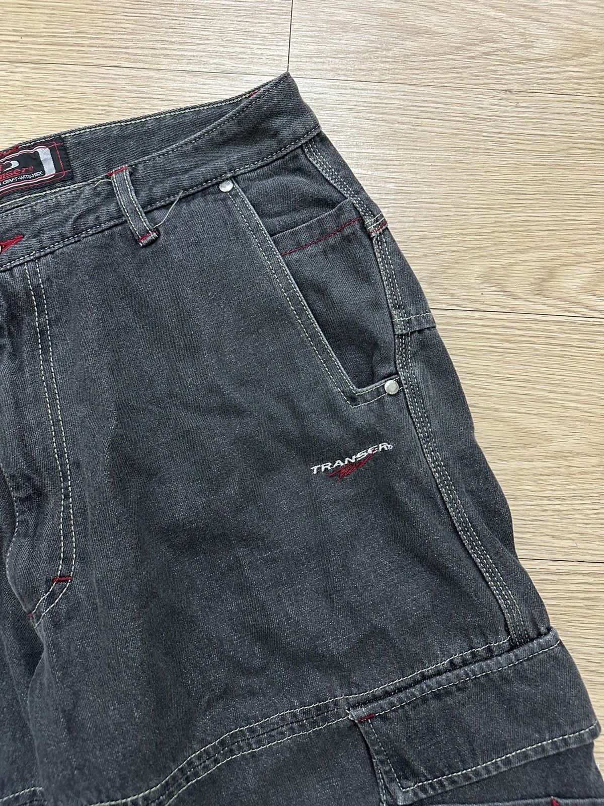 Ecko Unltd. × JNCO × Southpole Vintage Transer Skate Denim Baggy Jorts Jeans Jnco Y2K Style Size US 32 / EU 48 - 4 Thumbnail