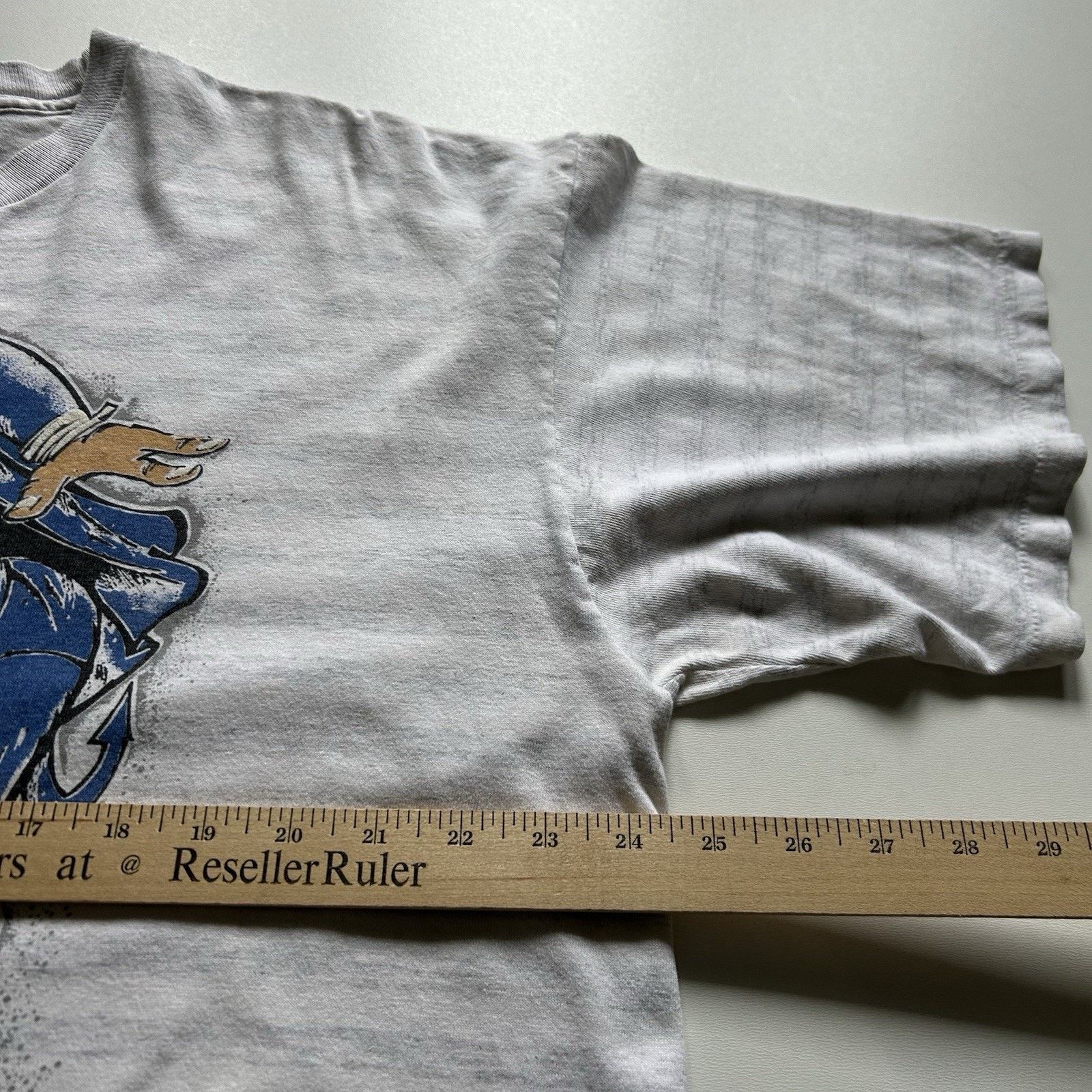 NCAA Vintage Duke University Blue Devils T-Shirt XXL 90s NCAA Size US XXL / EU 58 / 5 - 3 Thumbnail
